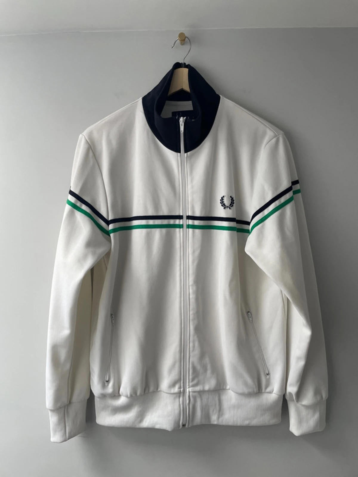 Men’s Fred Perry Retro Track Jacket Top - Large - 1869