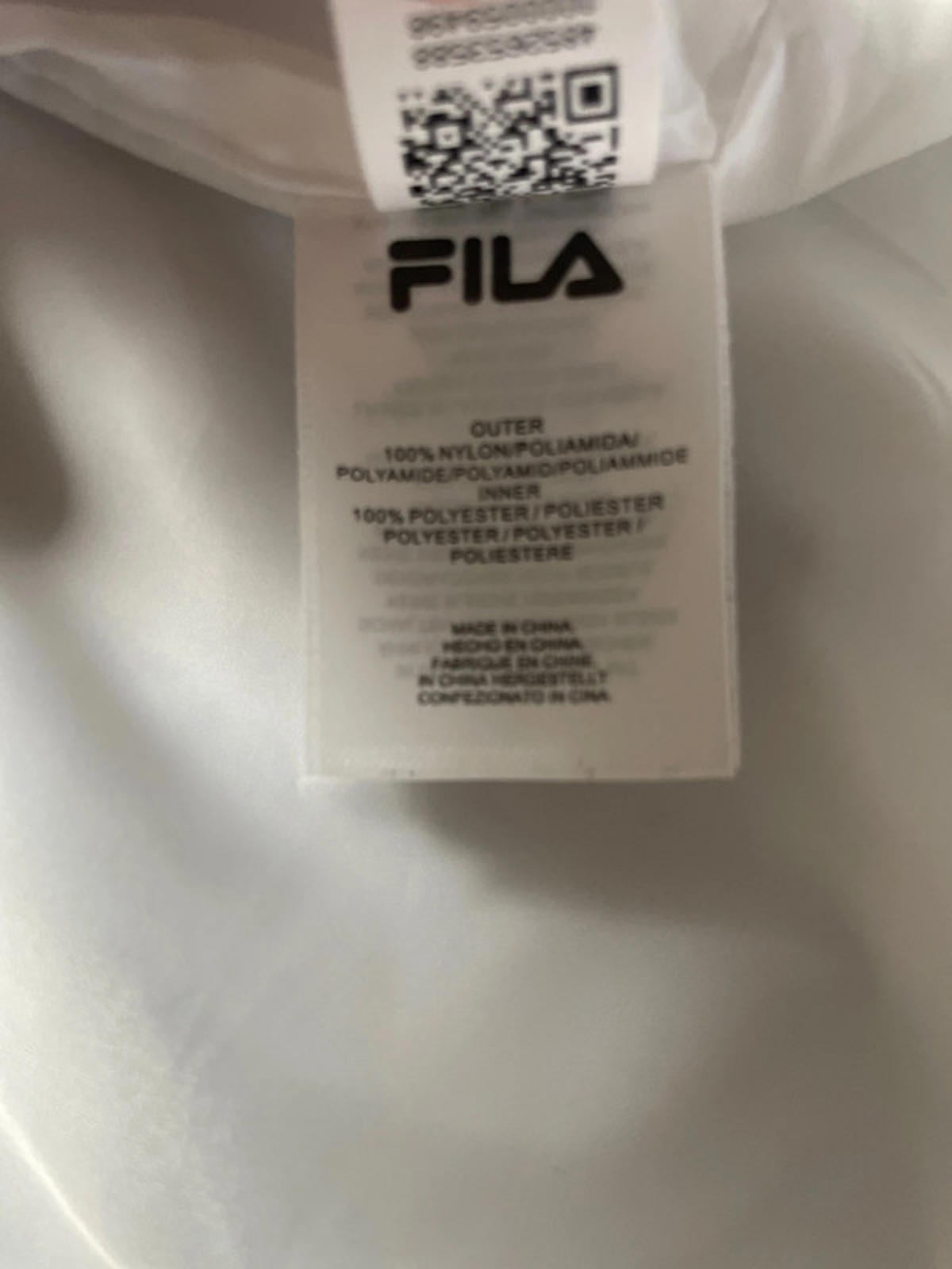 Men’s Fila Oversized Windbreaker 1/4 Zip Track Jacket In Navy - Small - 2089