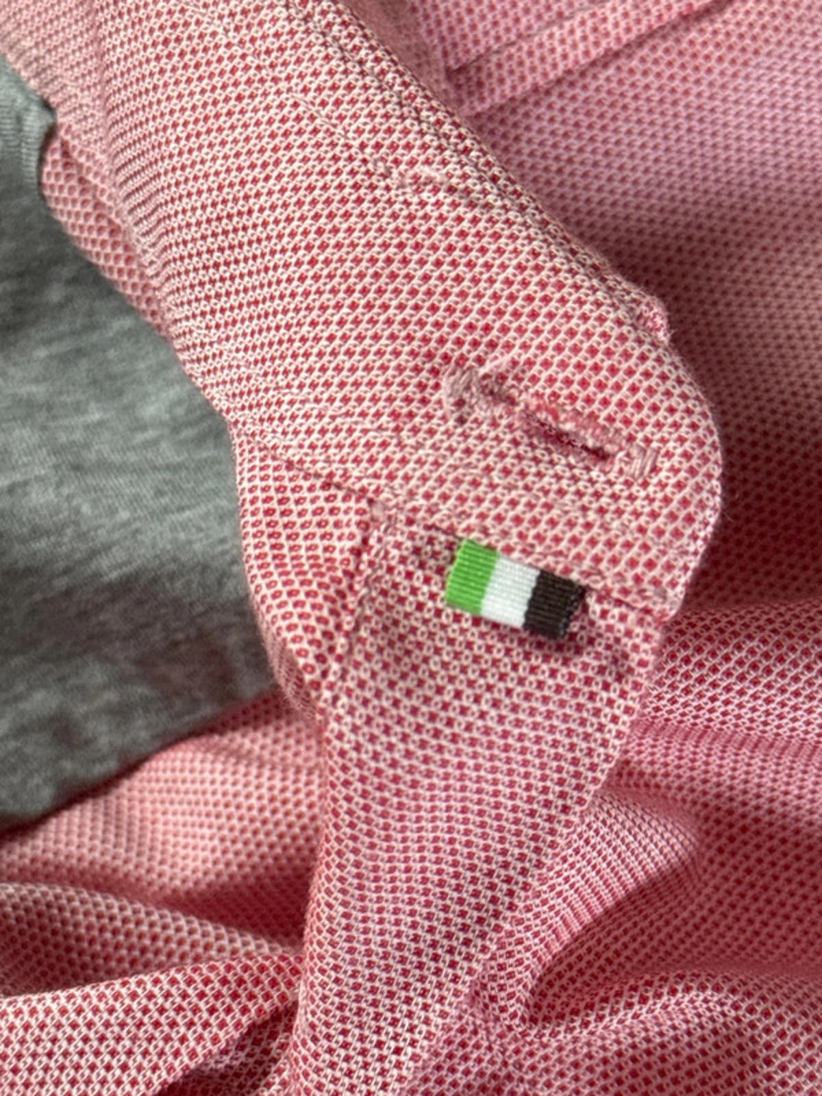 Men’s Hugo Boss Modern Fit Chambray Shirt In Pink - Medium - 0253
