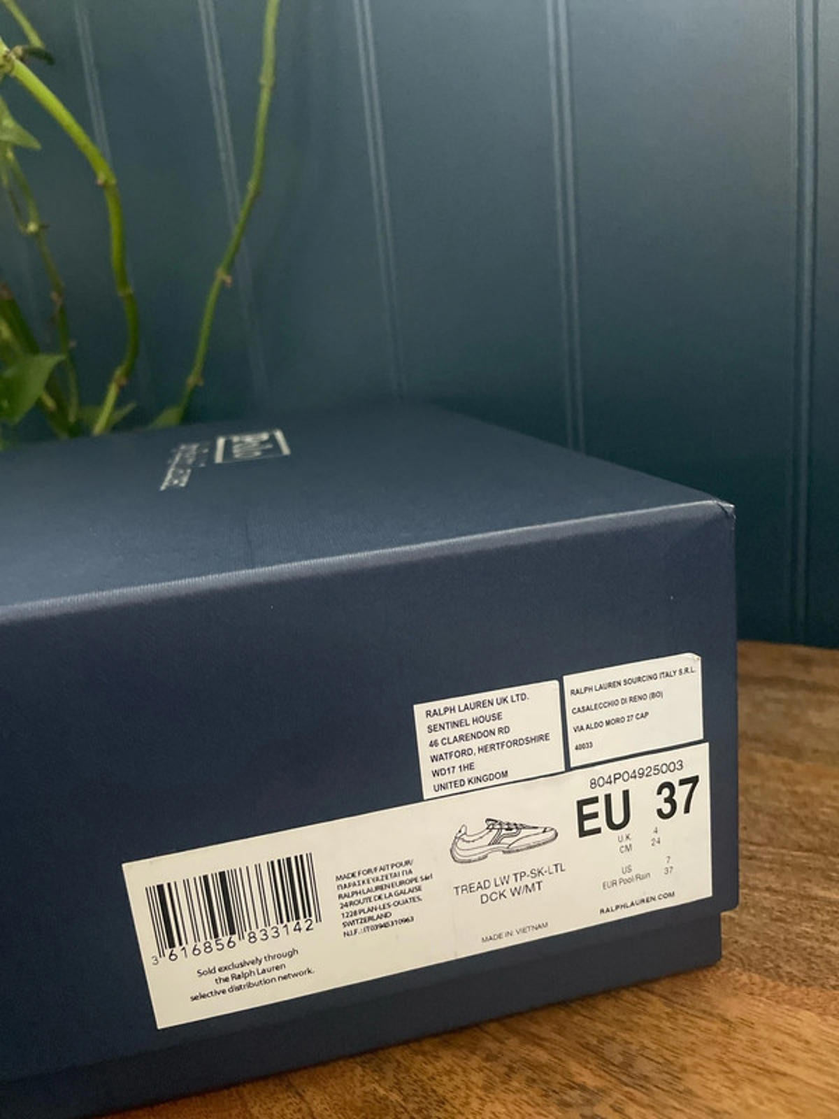 Women’s Ralph Lauren White Chunky Nappa Leather Ballerina Style Trainers in White - UK4 - 2893