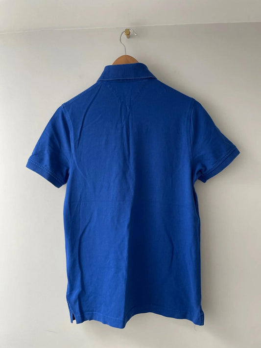 Men’s Tommy Hilfiger Slim Fit Blue Polo Top - Small - 1592