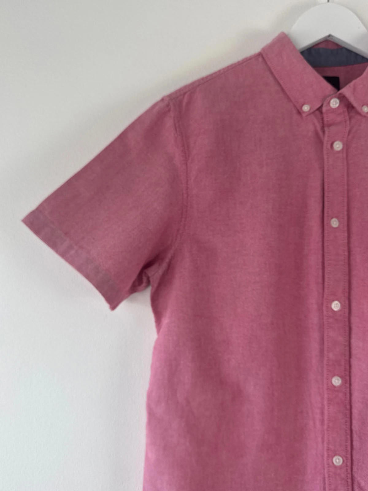 Men’s Vans Classic Fit Short Sleeve Chambray Shirt - Small -1367