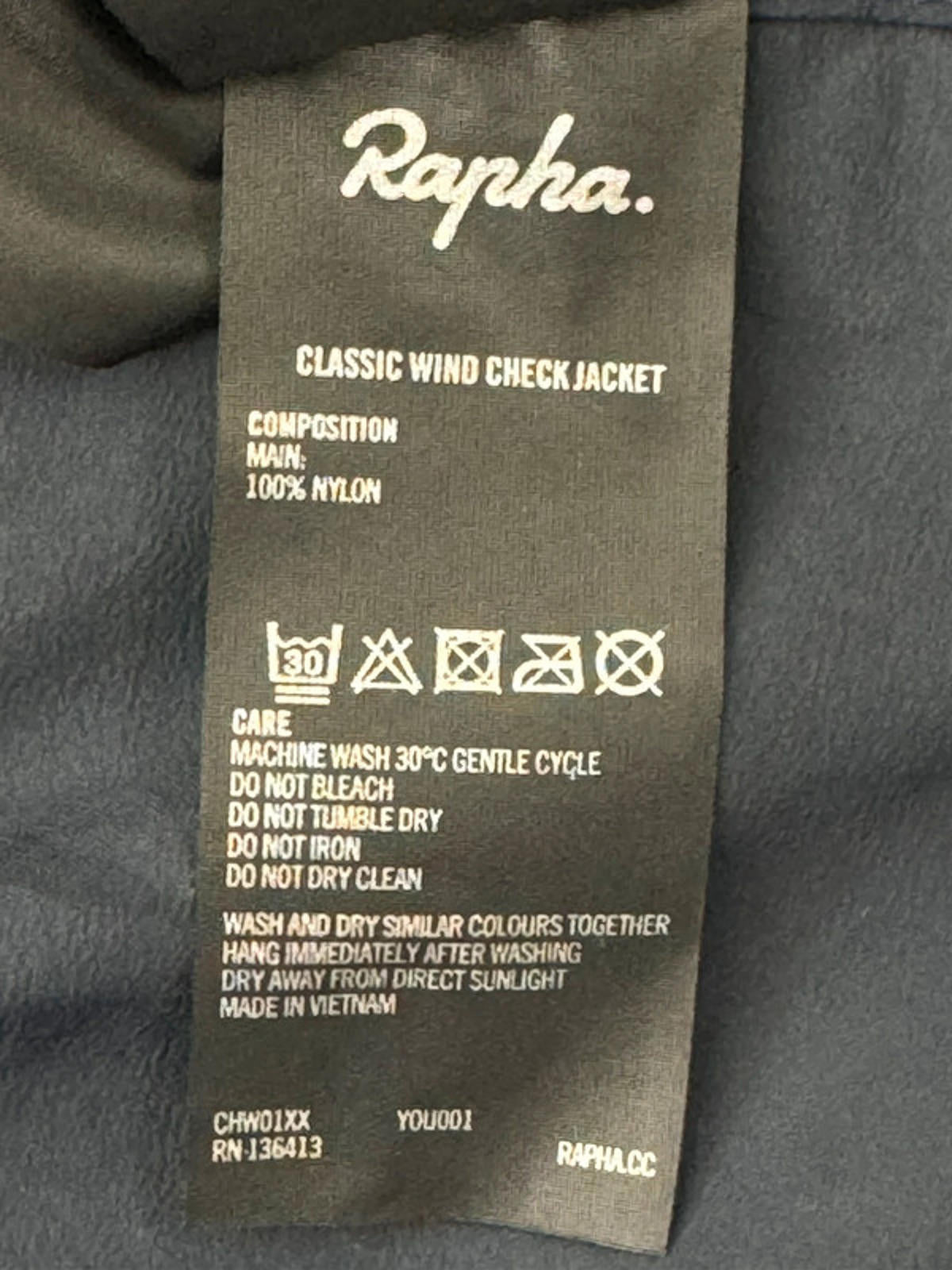 Men’s Rapha Classic Lightweight Check Wind Jacket - Small -1352