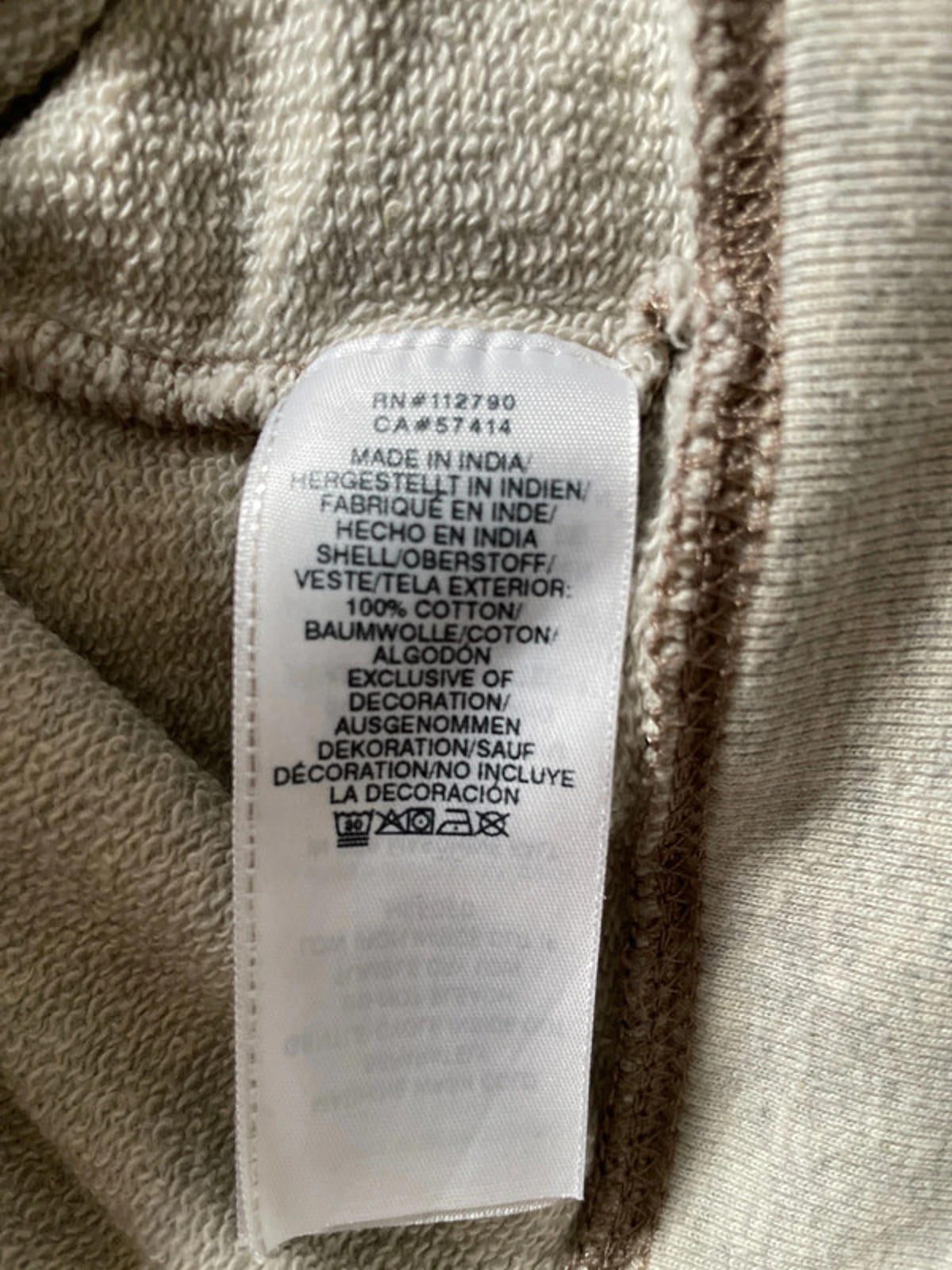 Men’s True Religion Printed Zip Through Hoodie Top - Medium - 1990