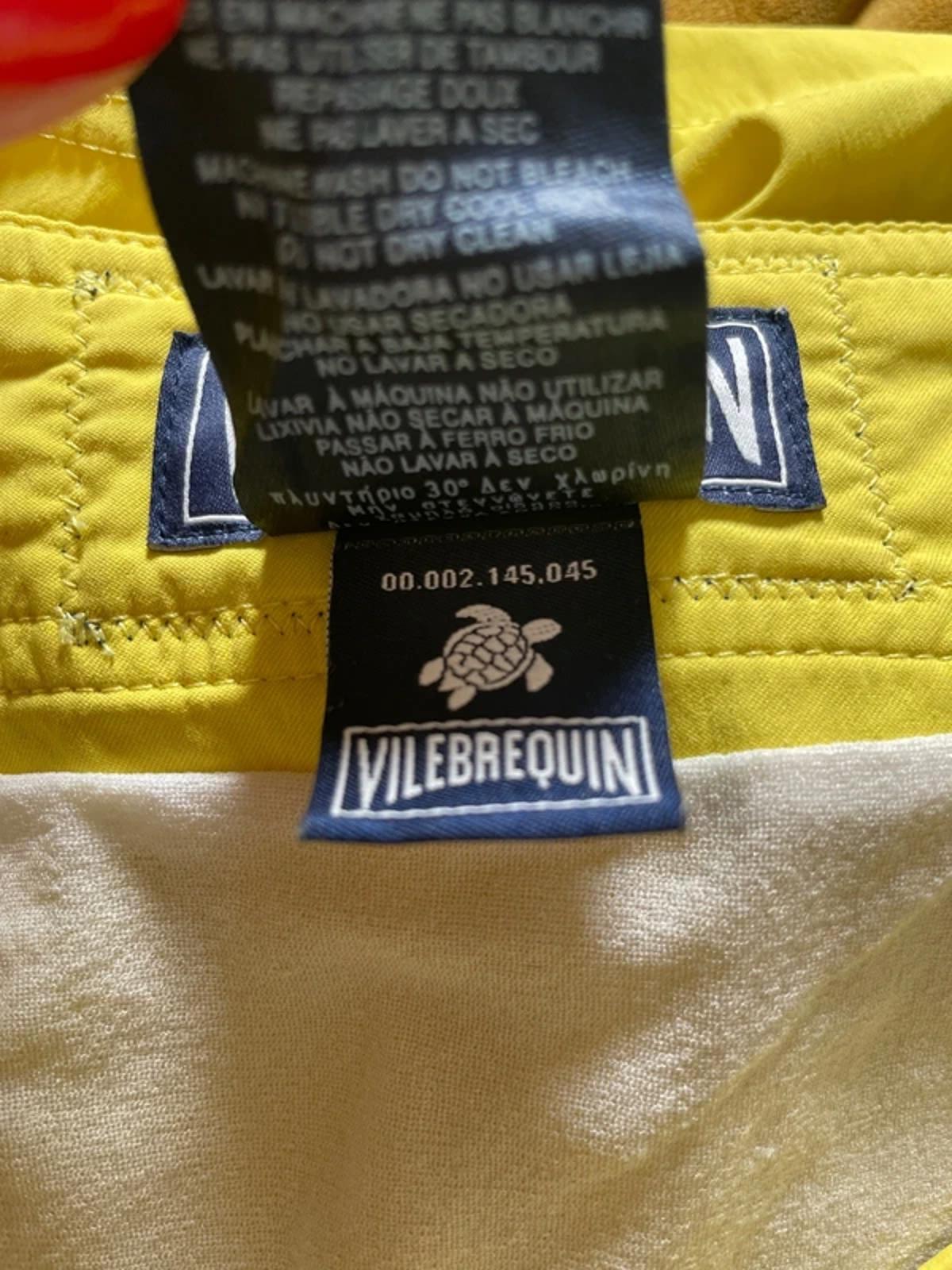 Men’s Vilebrequin Premium Swim Shorts in Yellow - Small - 3112