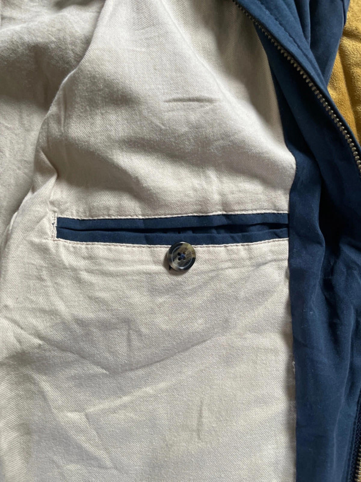 Men’s Tommy Hilfiger Classic Harrington Jacket In Navy - Large - 2033
