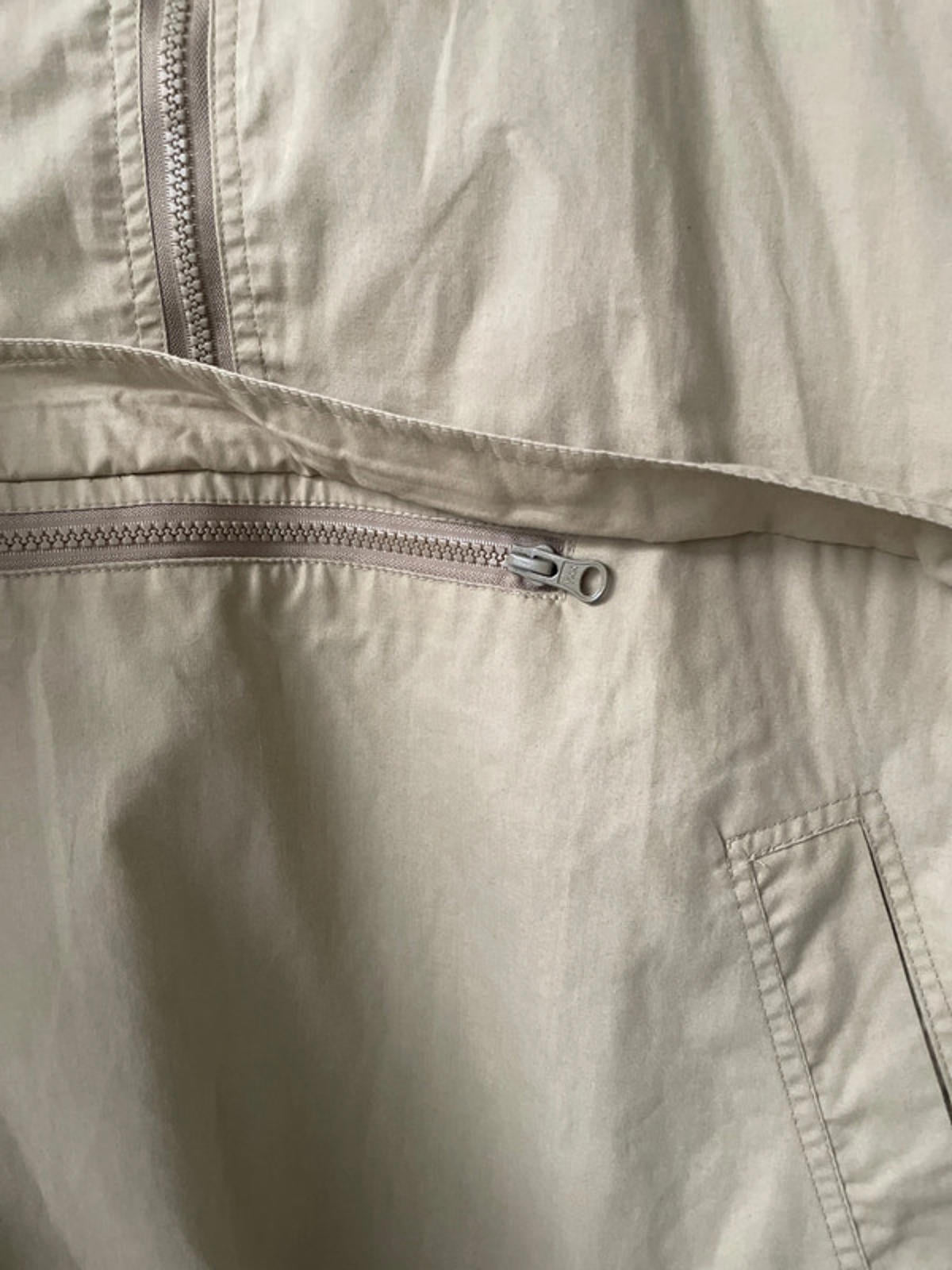 Men’s Oversized Fit Overhead 1/4 Zip Jacket Top - Small - 2041