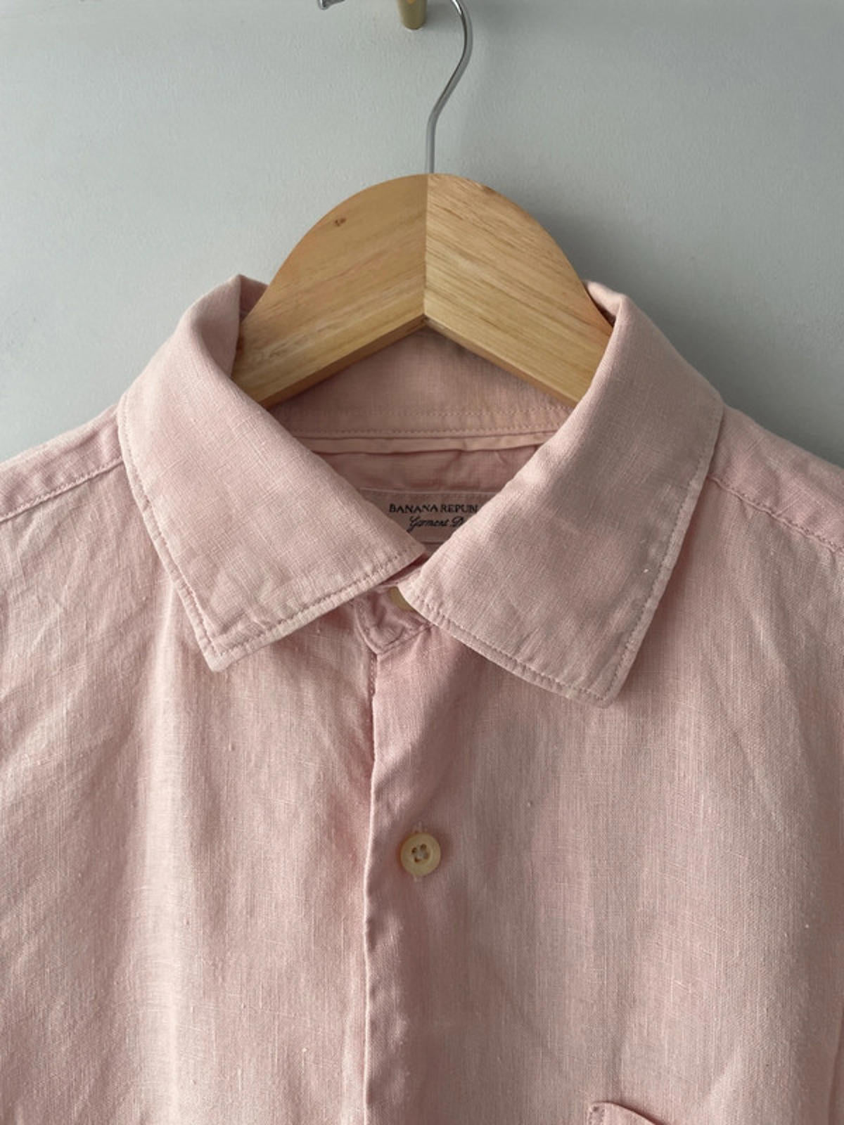 Men’s Banana Republic 100% Linen Long Sleeve Shirt - Large - 1916