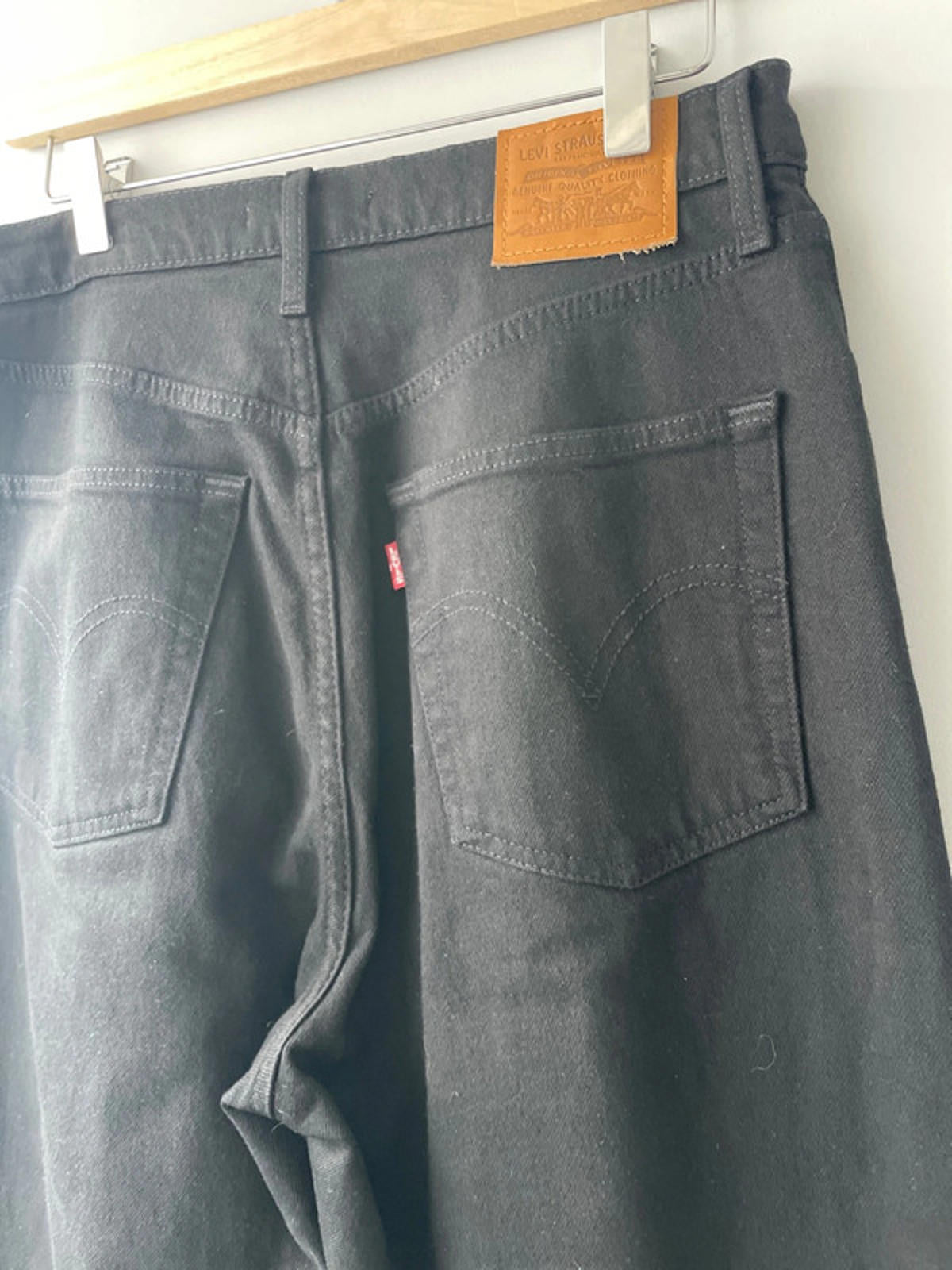 Women’s Levi’s Ribcage Straight Ankle High Waisted Fit Black Jeans - W29/L29 -1847