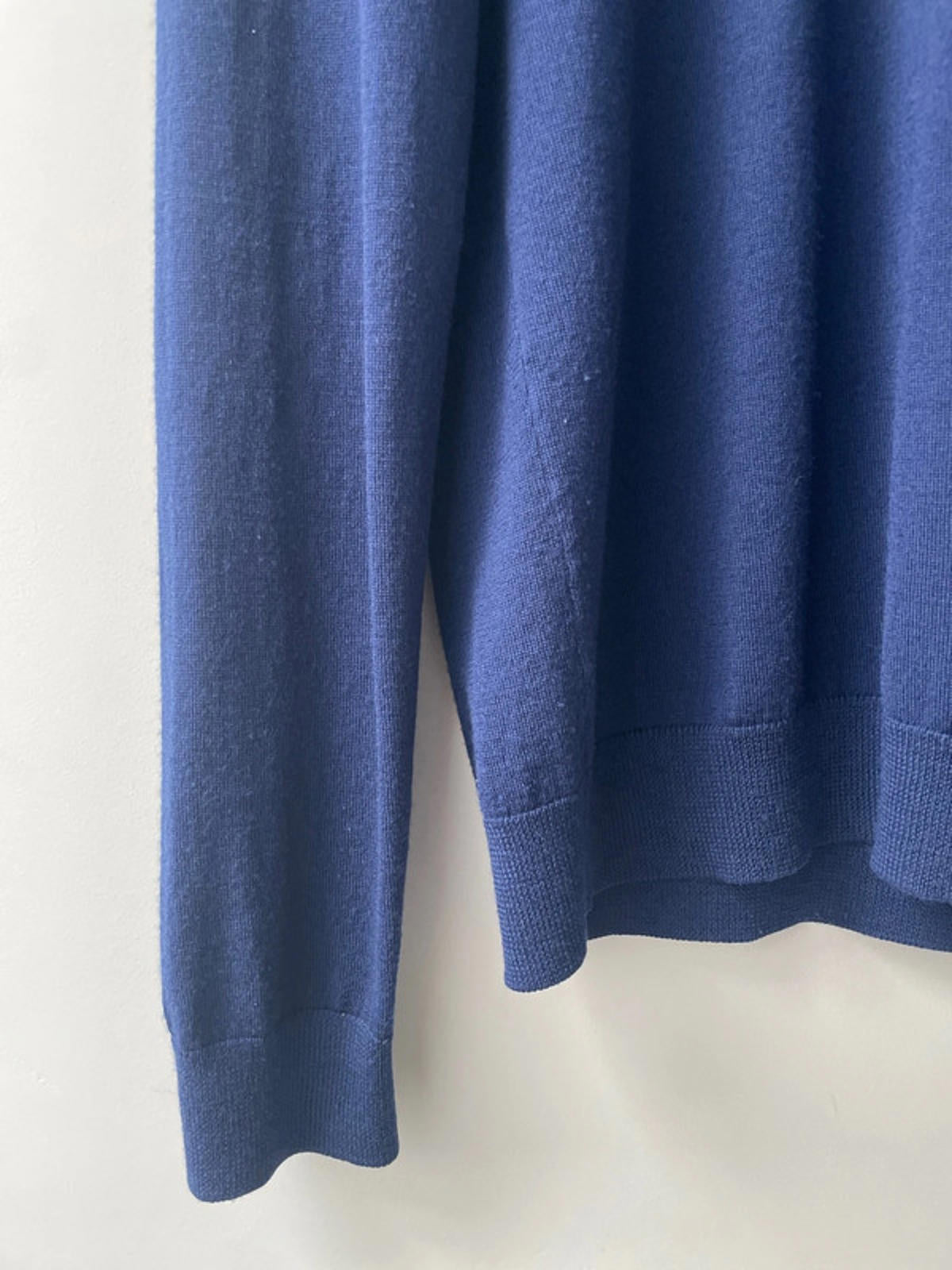 Men’s Sandro Premium Long Sleeve Crew Neck Jumper In Navy - Medium - 1904