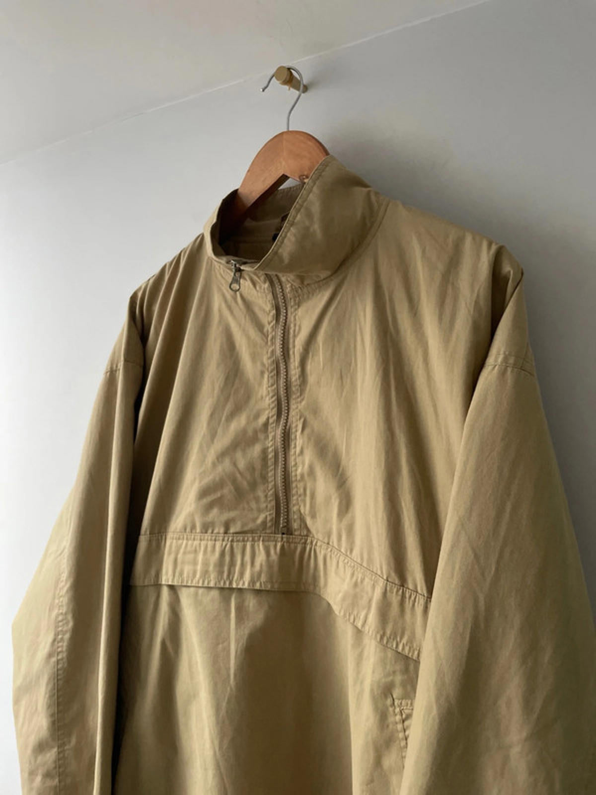 Men’s Oversized Fit Overhead 1/4 Zip Jacket Top - Small - 2041