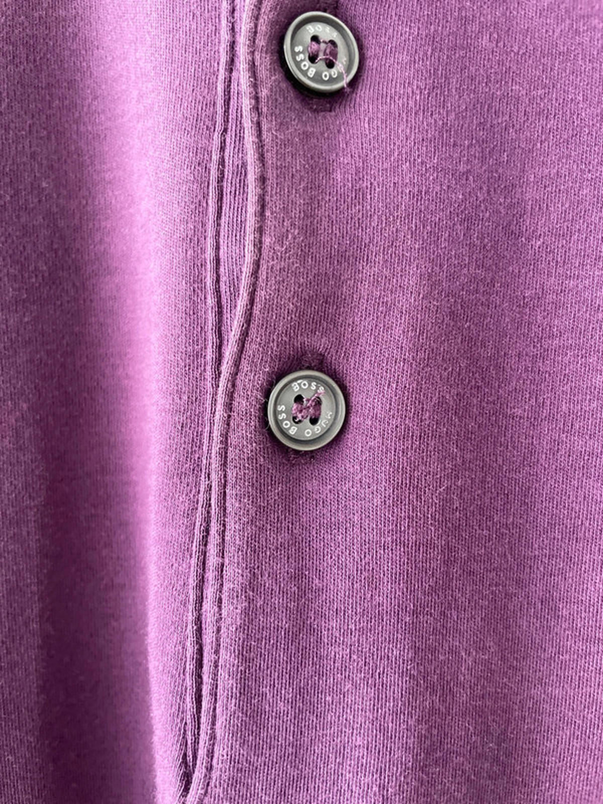 Men’s Hugo Boss Premium Pima Cotton Long Sleeve Polo Top - Small - 1563