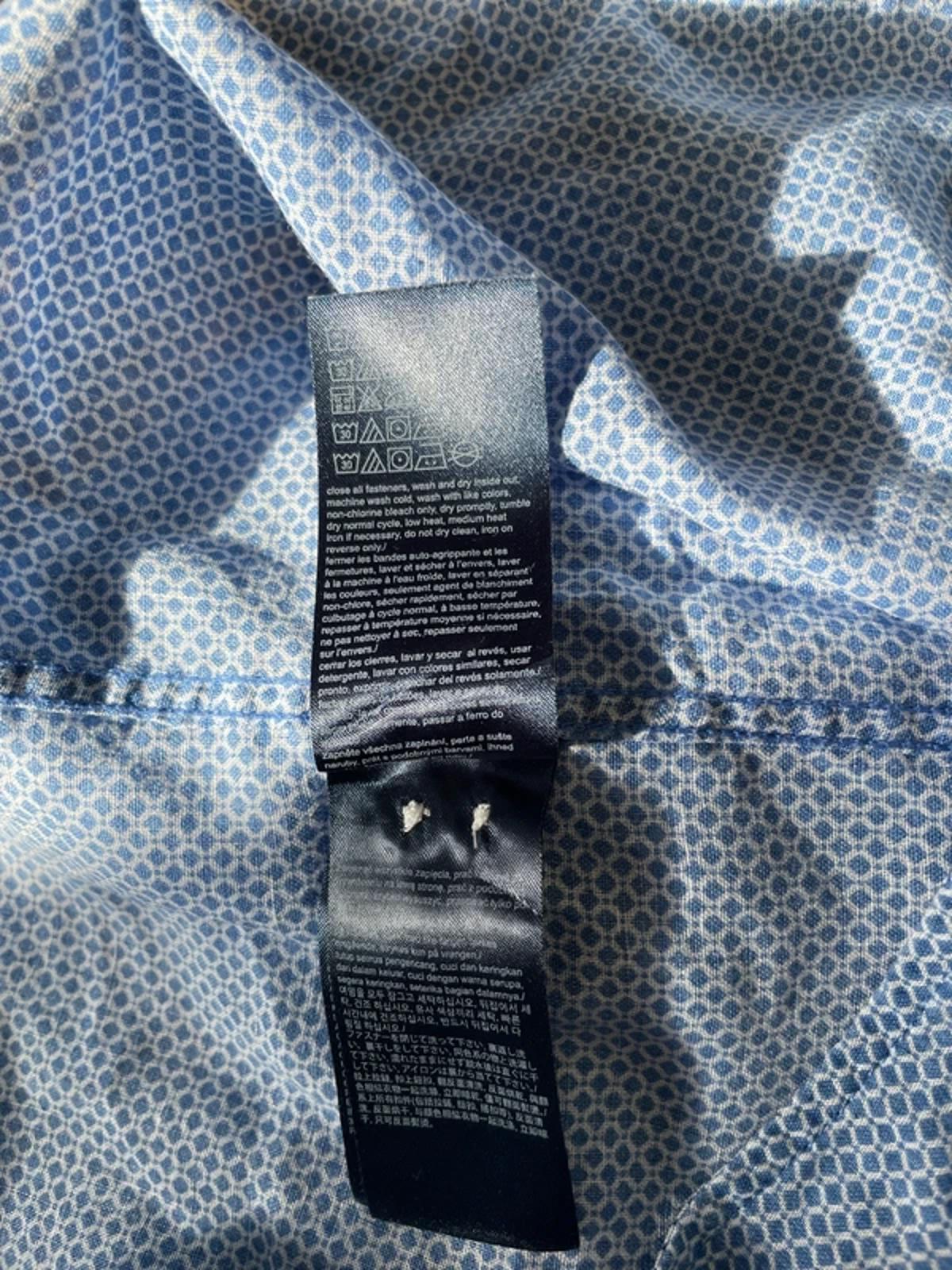 Men’s Tommy Hilfiger Premium Linen Short Sleeve Shirt In Blue - Small - 3017