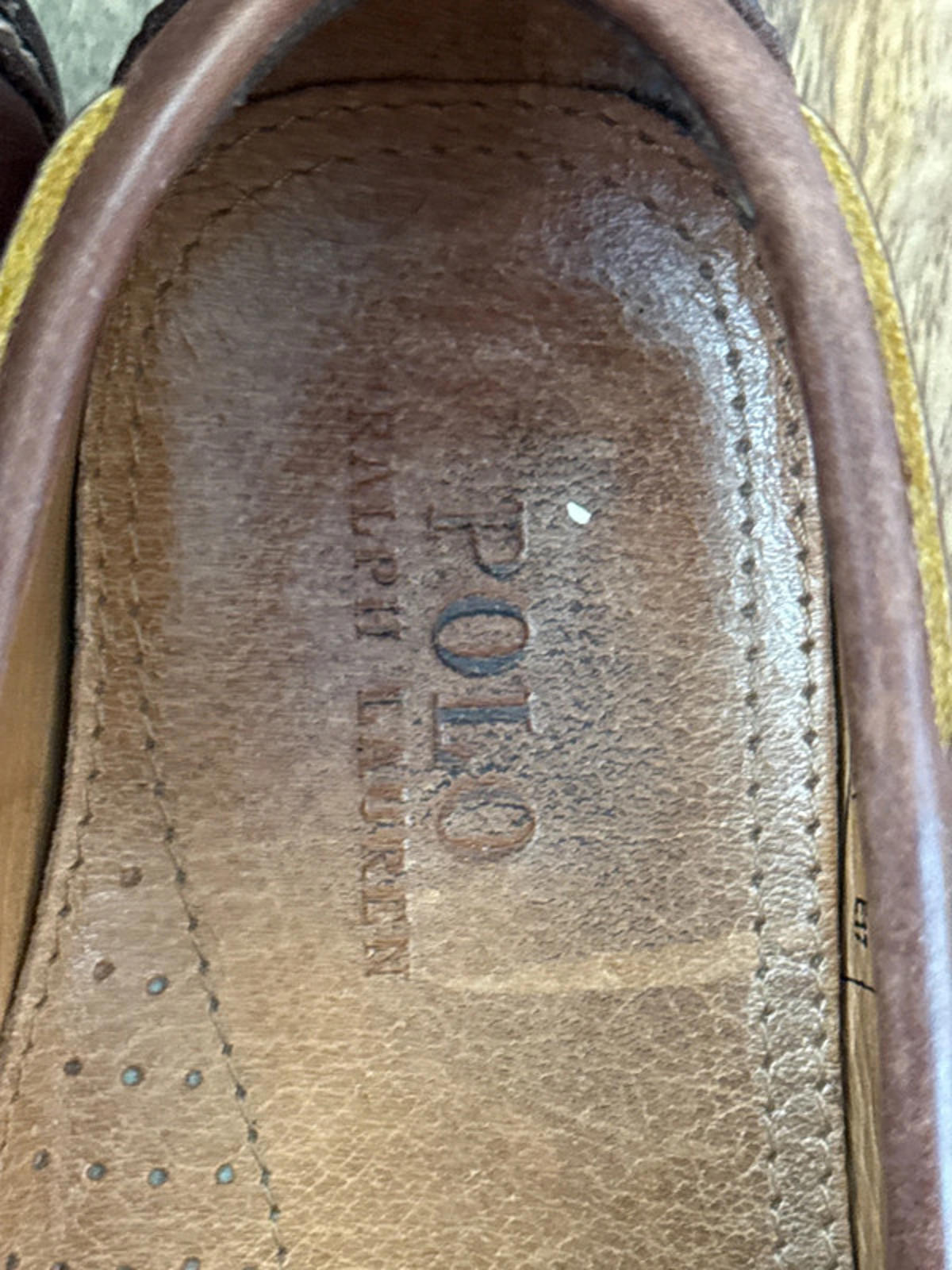 Men’s Ralph Lauren Davy Premium Leather Driving Shoe Loafer - Uk8 - 1280