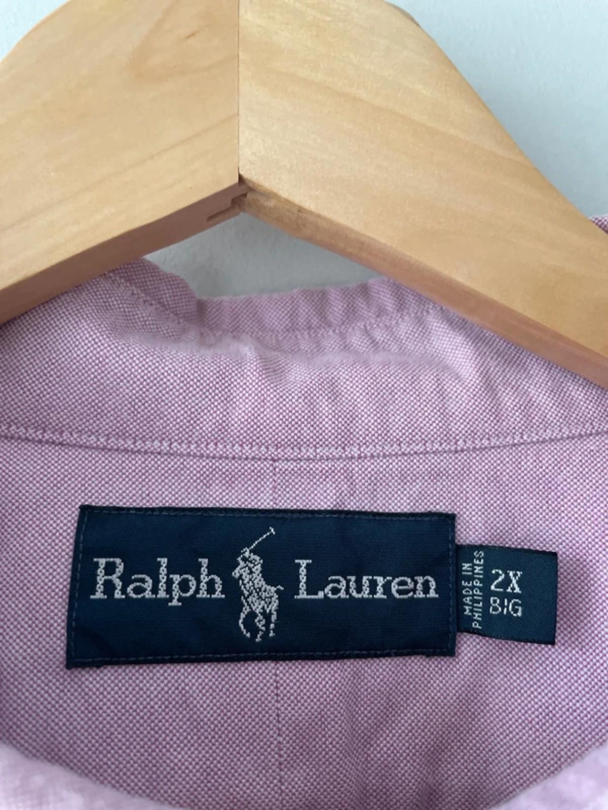 Men’s Ralph Lauren Oxford Style Chambray Shirt in Pink - XXLarge - 2926