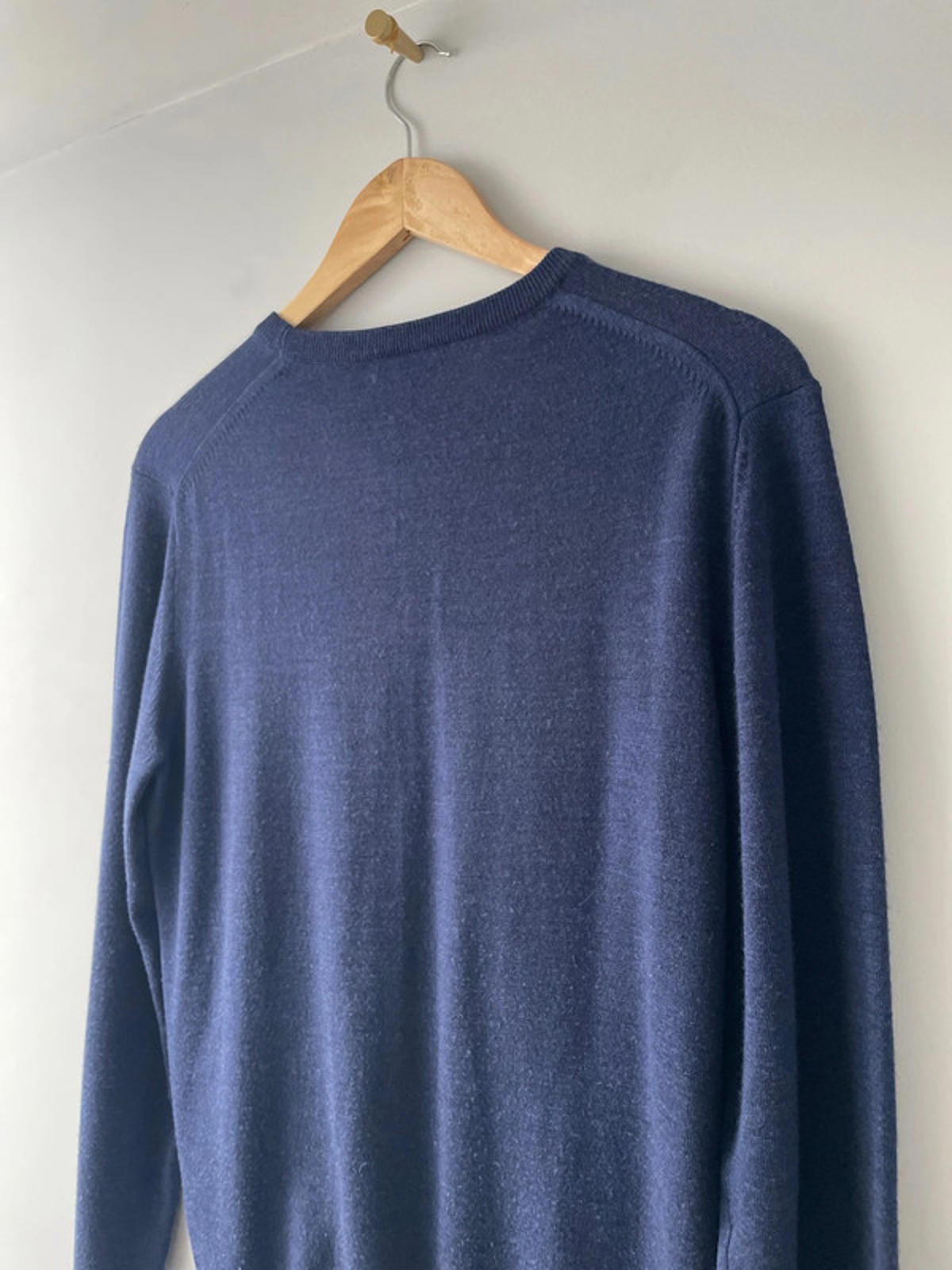Men’s Reiss 100% Wool Crew Neck Long Sleeve Jumper - Medium - 1900