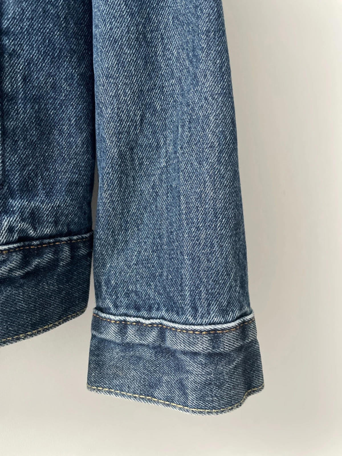 Men’s Levi’s Premium Range Denim Trucker Jacket In Navy - Medium - 2386