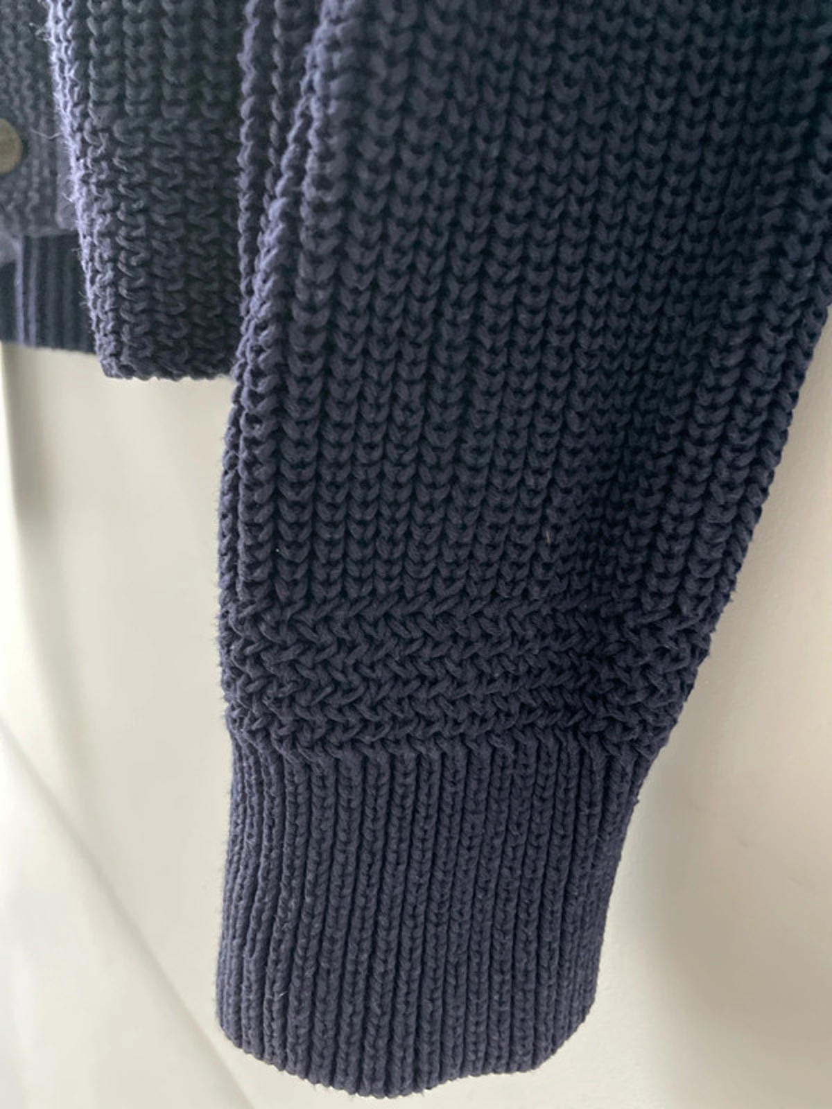 Men’s Ralph Lauren Knitted Shawl Collar Cardigan Top In Navy - XLarge - 2368