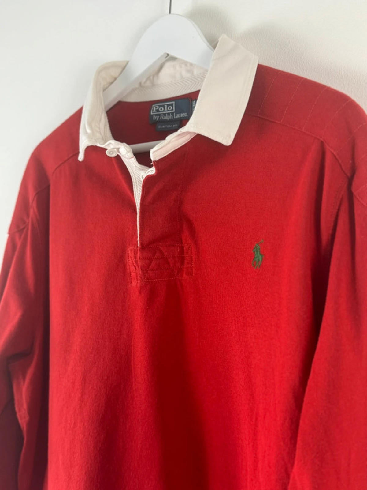 Men’s Ralph Lauren Custom Fit Rugby Shirt Top - XLarge -1425