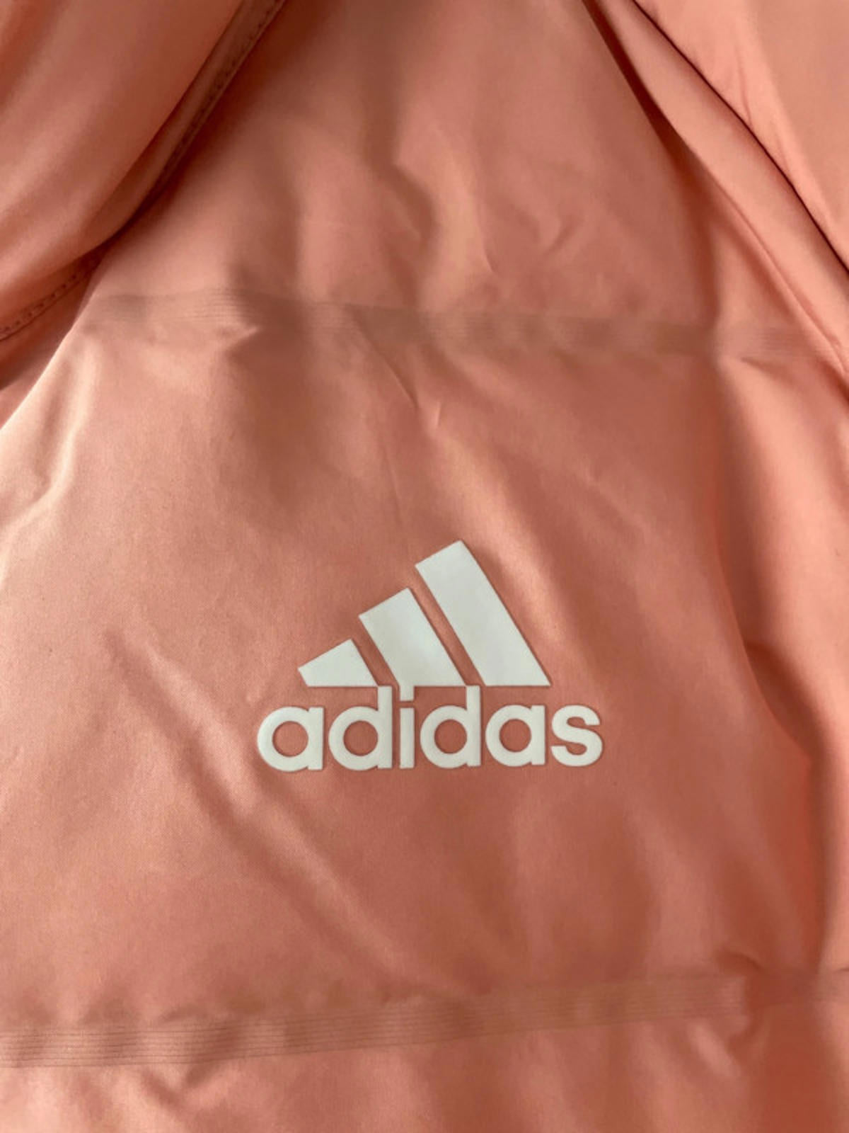 Women’s Adidas Helionic Oversized RLX Down Puffer Jacket In Coral - Uk12 - 2342