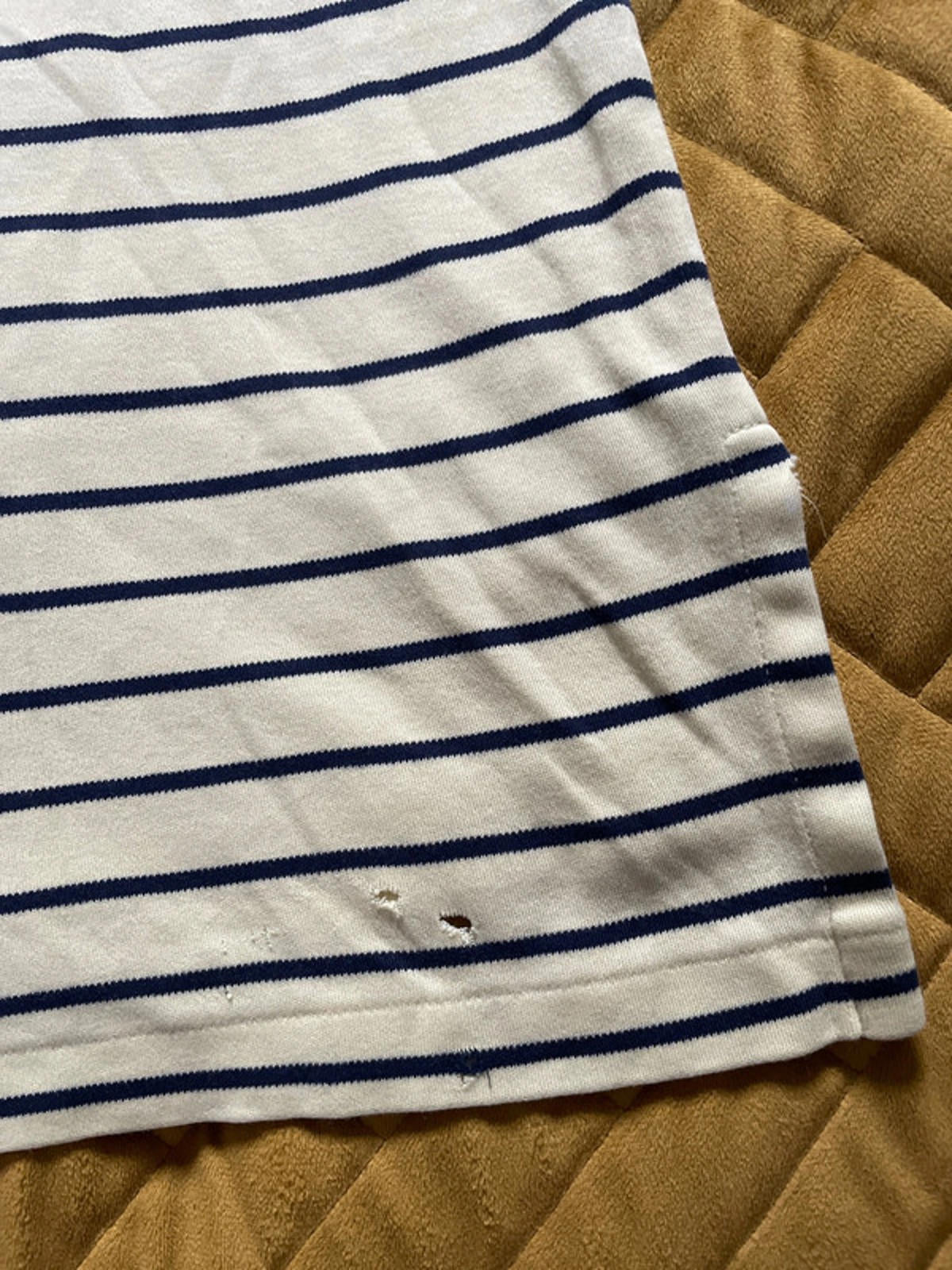 Men’s Ralph Lauren Stripped Polo Top - Medium
