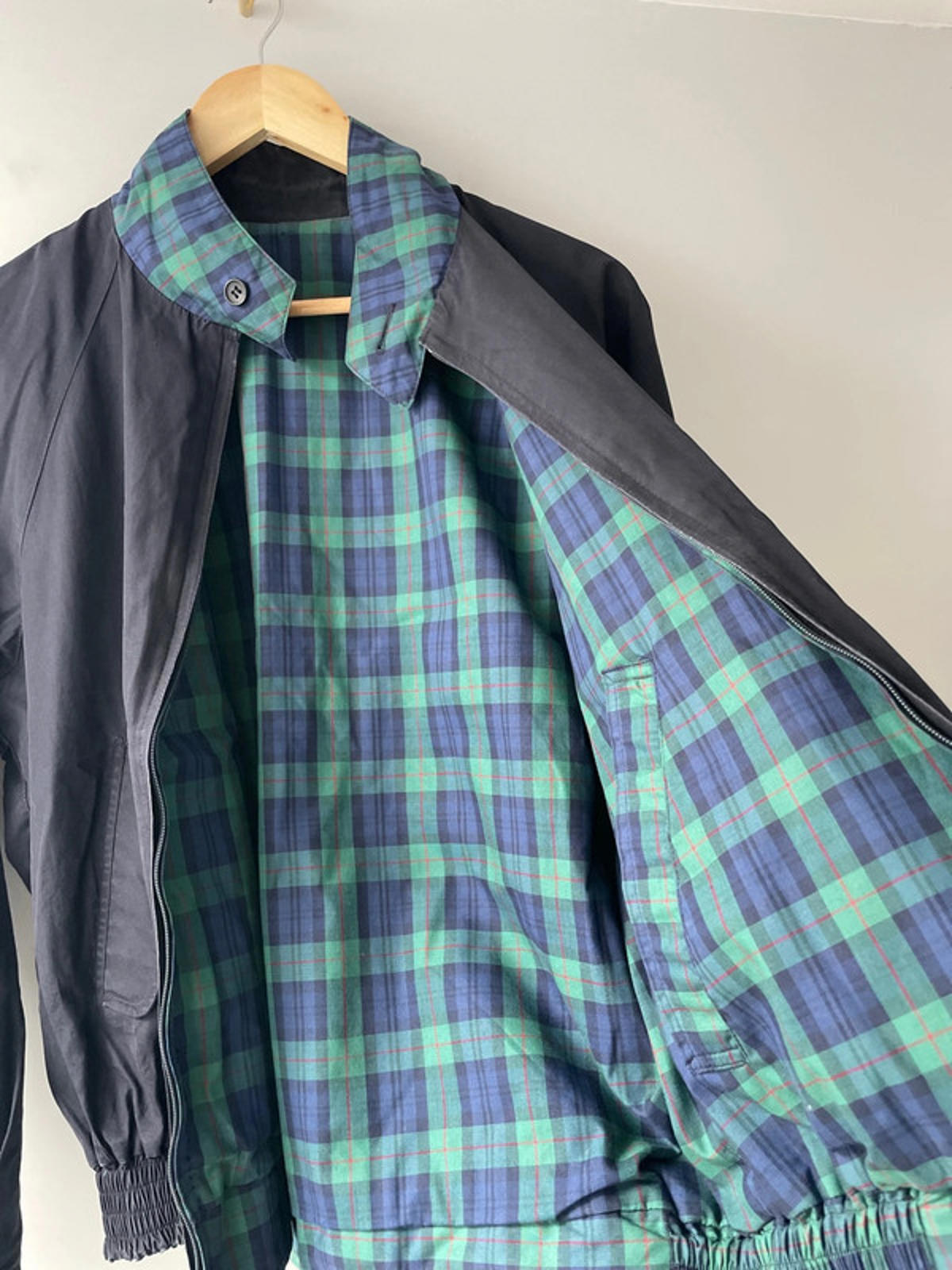 Men’s Baracuta G9 Limited Edition Rare Reversible Harrington Checked Jacket - Medium -2037