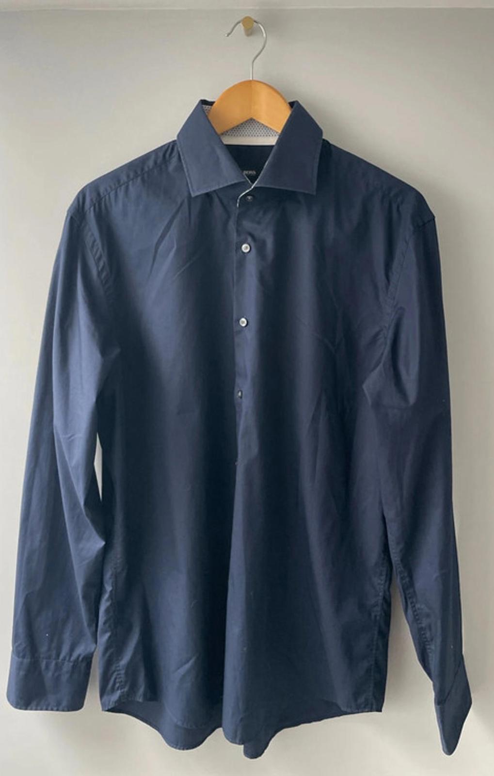 Men’s Hugo Boss Shirt In Regular Fit Long Sleeve - Large