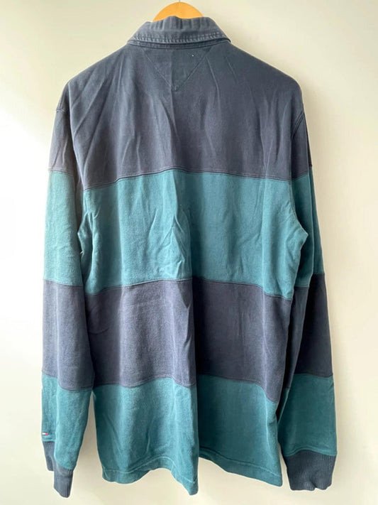 Men’s Tommy Hilfiger Long Sleeve Rugby Polo Top - XXLarge - 0854