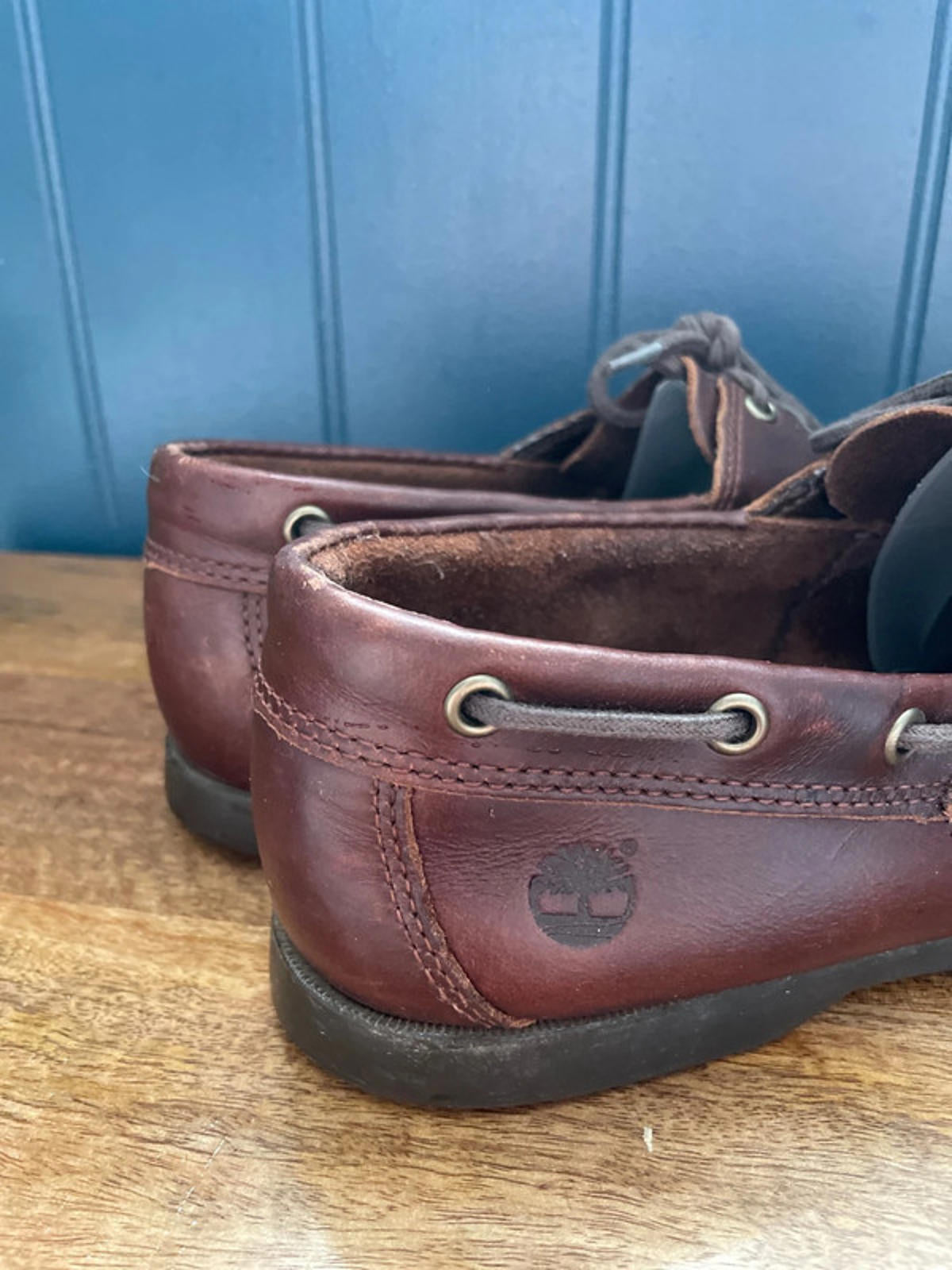 Men’s Timberland Premium Leather Classic Boat Shoes In Brown - UK8 - 1920
