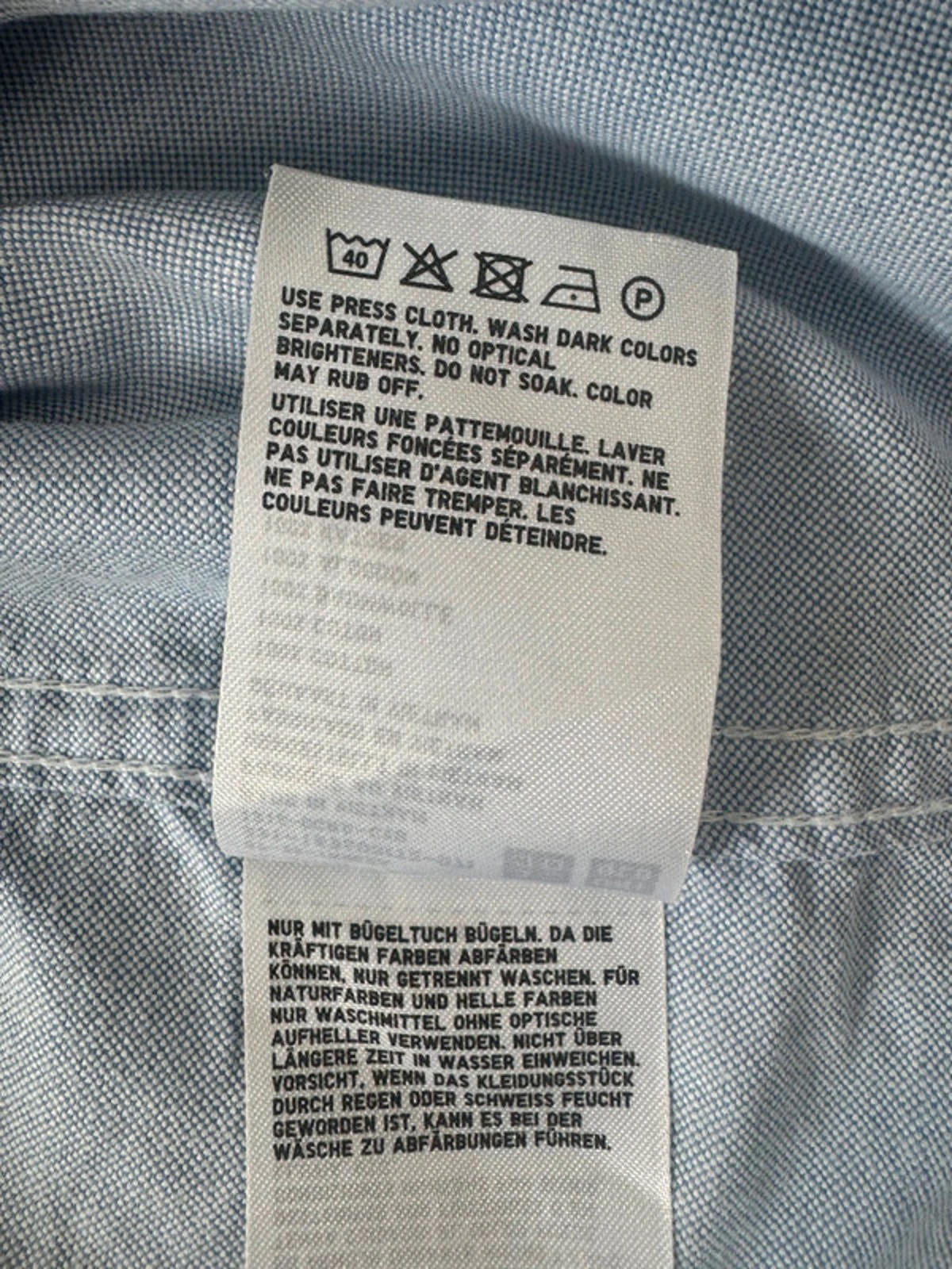 Men’s Uniqlo Oxford Short Sleeved Shirt - Small -1416