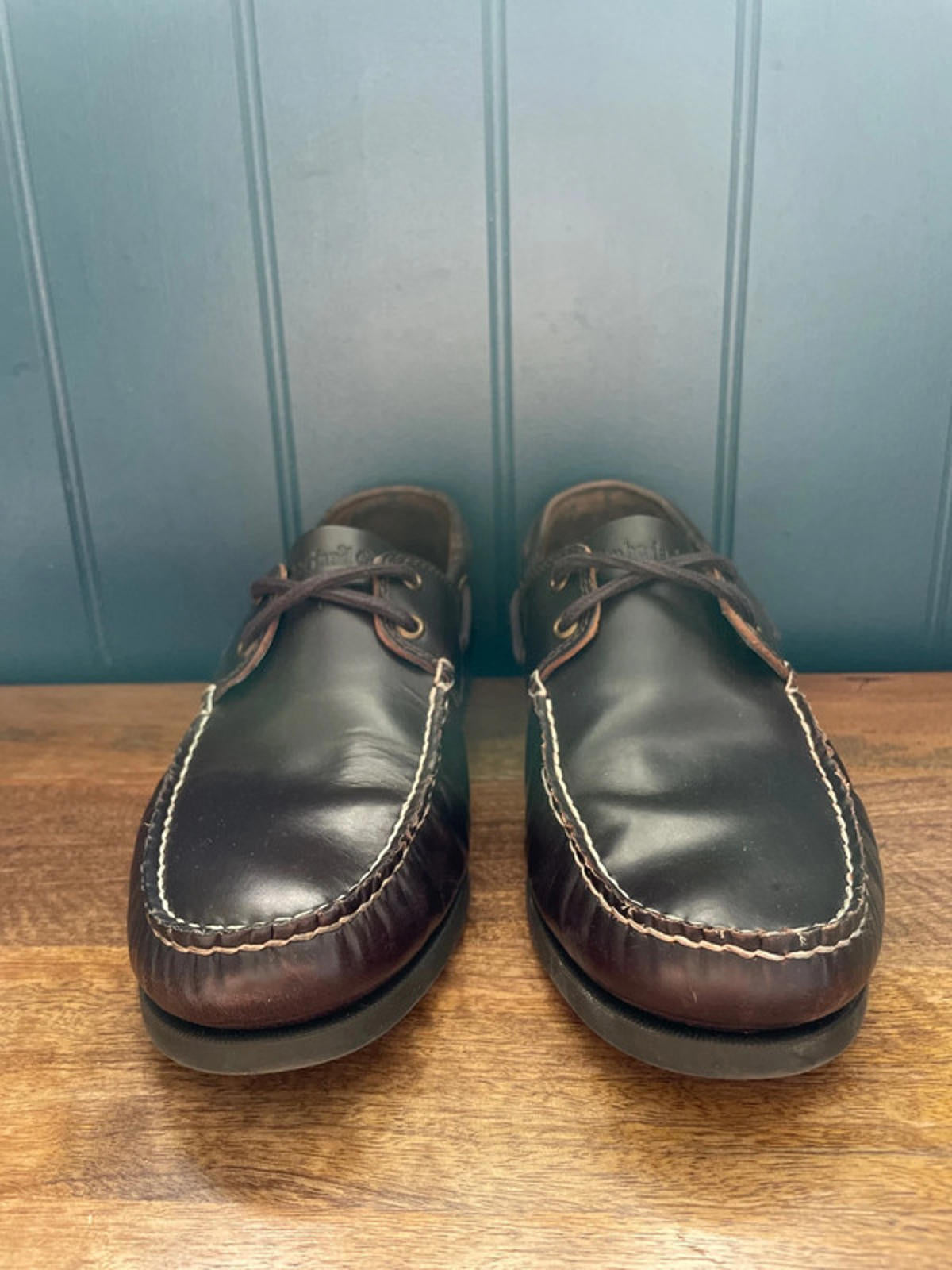 Men’s Timberland Premium Leather Classic Boat Shoes In Brown - UK8 - 1919