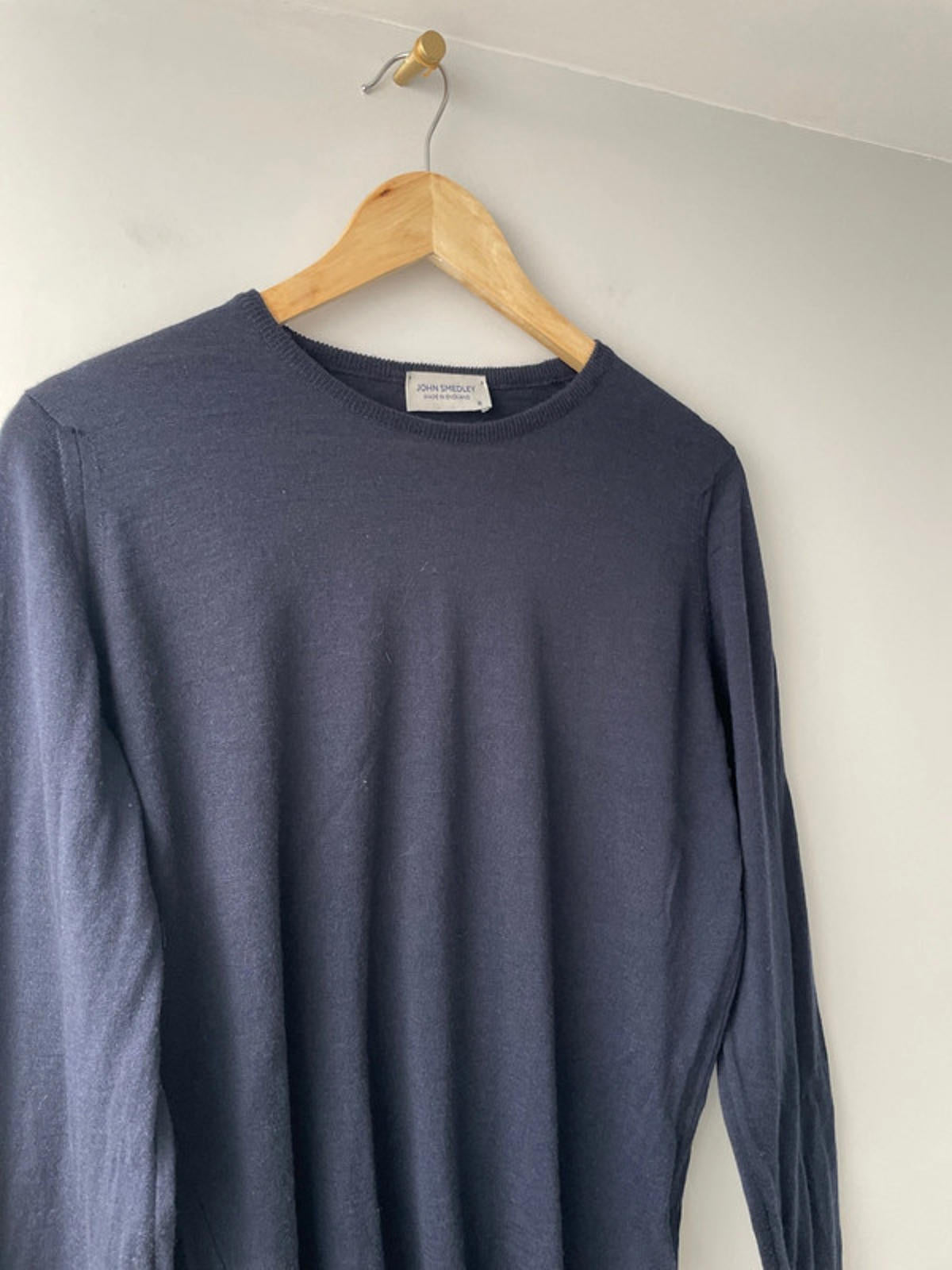 Men’s John Smedley Merino Wool Crew Neck Jumper - Medium - 2005