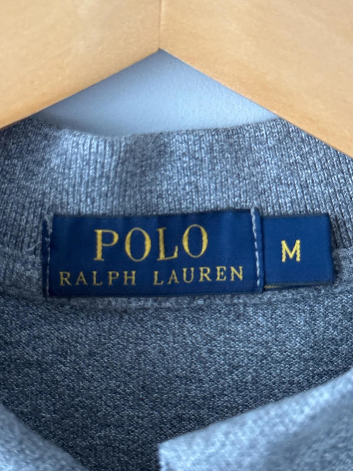 Mens Ralph Lauren premium long sleeve polo top -Medium