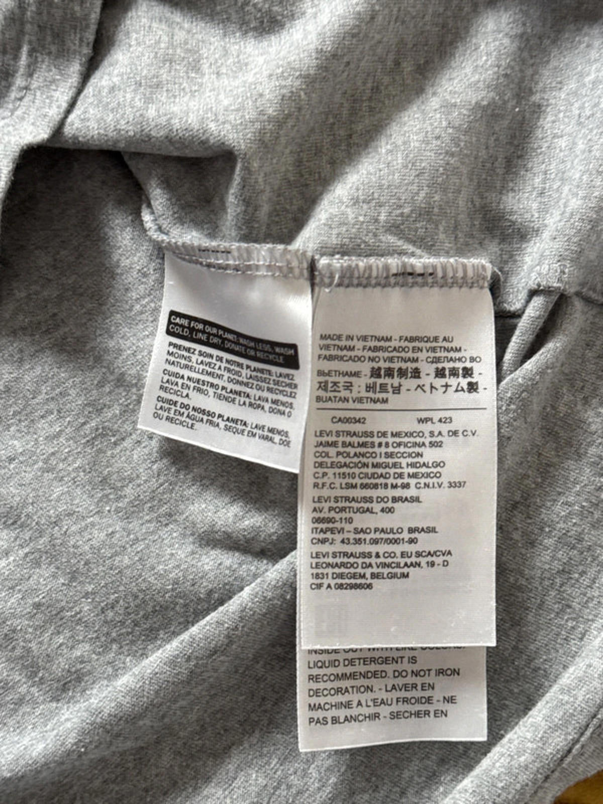 Women’s Levi’s Crew Neck Logo Print T-shirt - Medium - 0352
