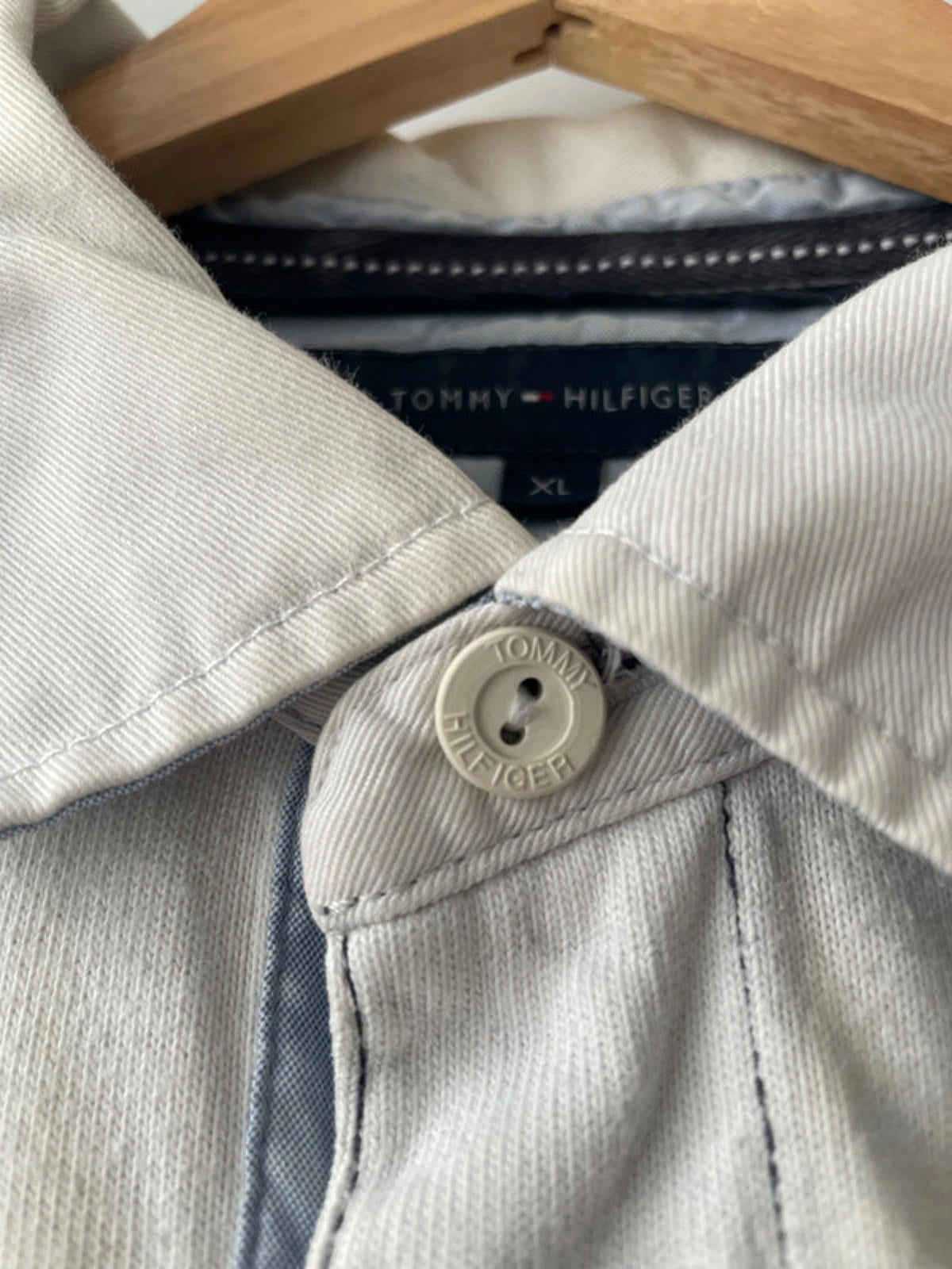 Men’s Tommy Hilfiger Long Sleeve Rugby Polo Top - XLarge - 2002