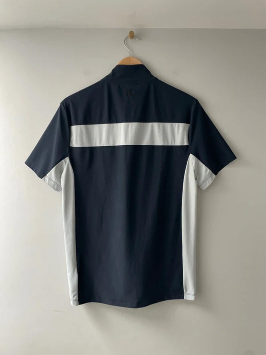 Men’s Reiss 1/4 Zip Golf Polo Top in Navy - Small - 2925