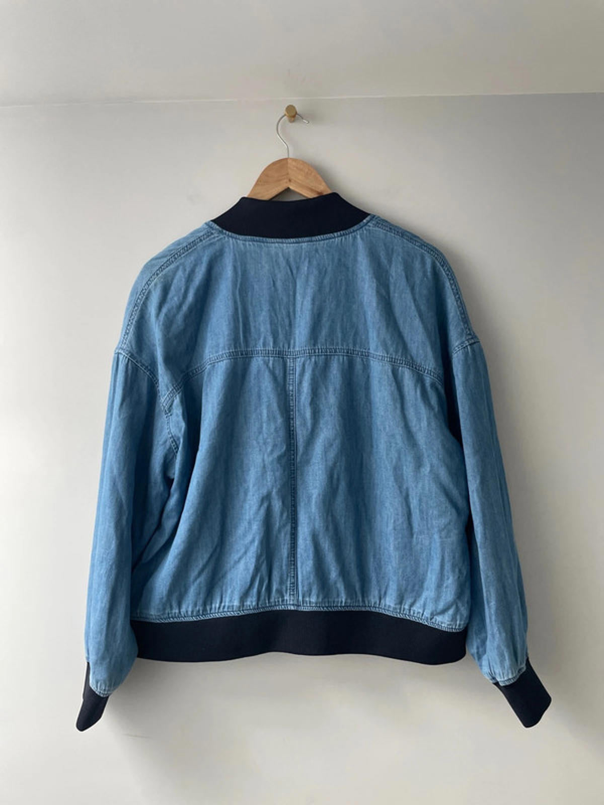 Men’s Levi’s Vintage Sky Blue Denim Bomber Jacket - Medium - 2035