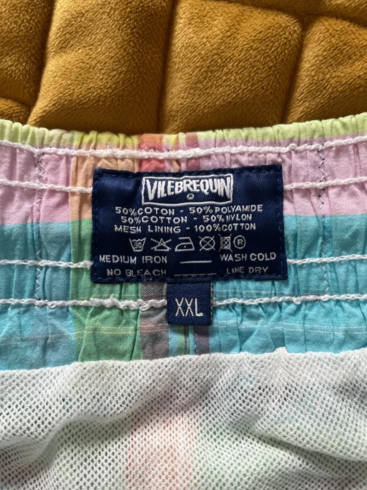 Men’s Vilebrequin Checked Plaid Swim Shorts - XXLarge - 3098