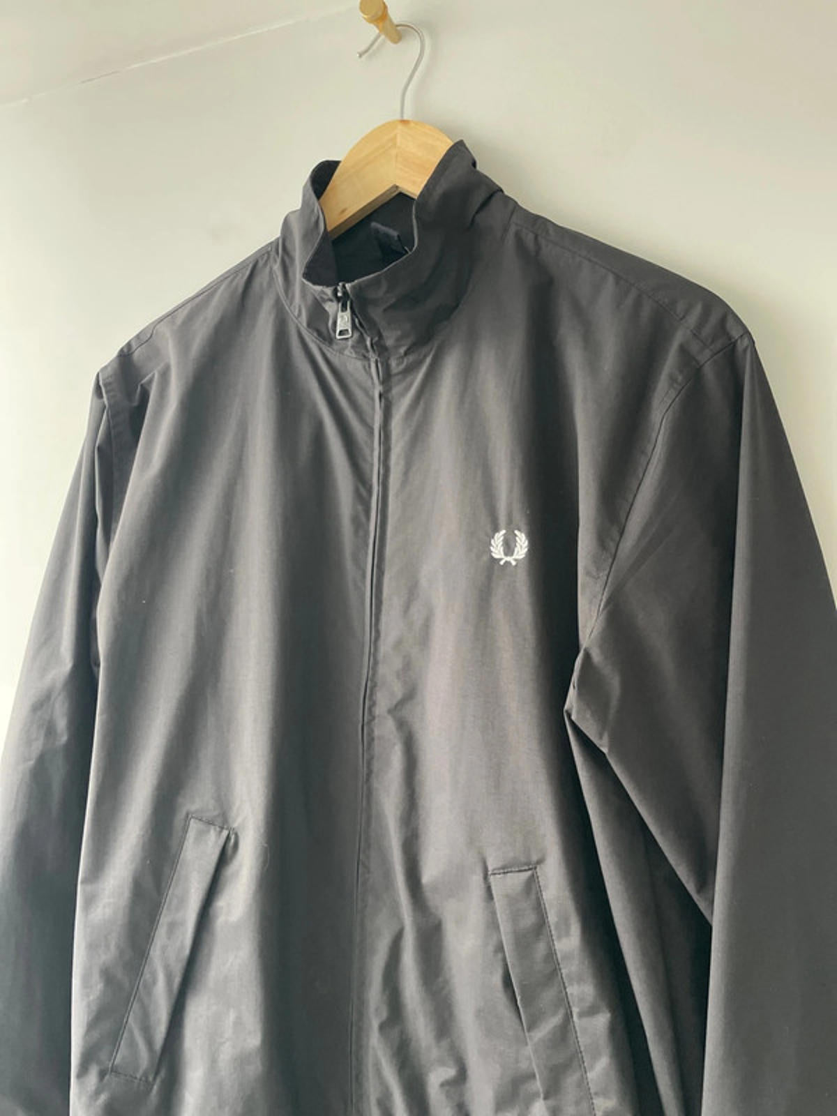 Men’s Fred Perry Harrington Jacket In Black - Small - 2058