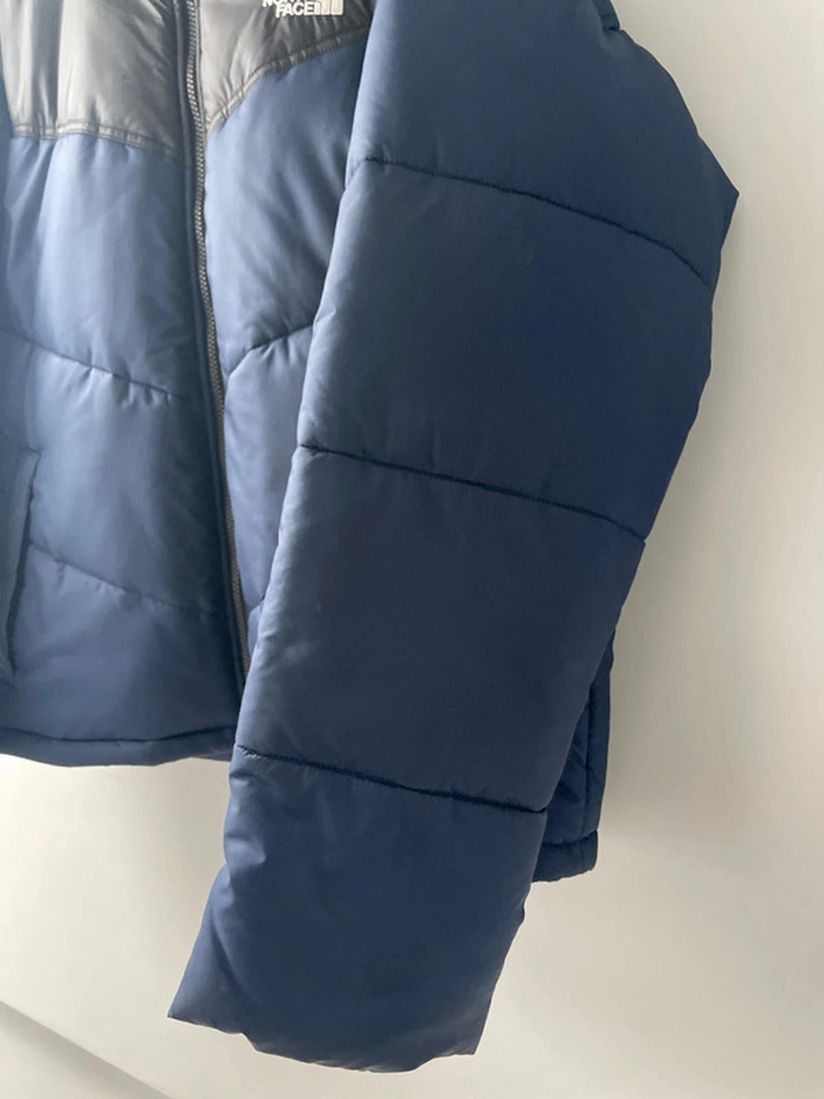 Men’s The North Face Saikuru Puffer Jacket Coat In Navy/Black - Large - 2395