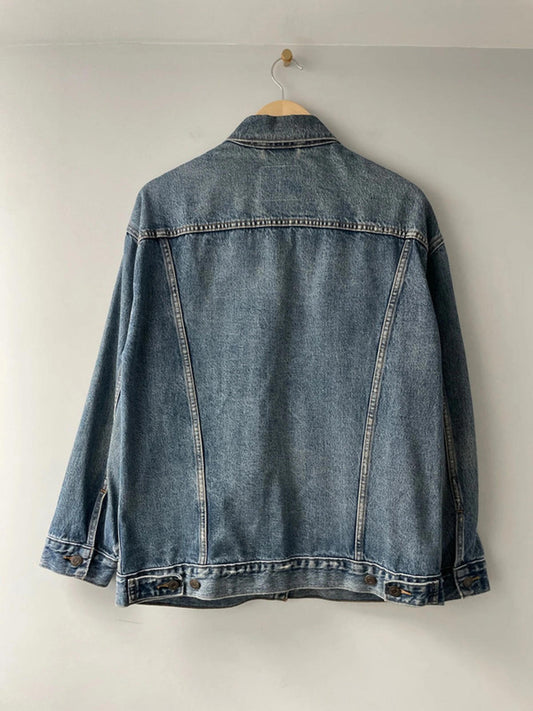 Men’s Levi’s Premium Range Denim Trucker Jacket In Blue - Medium- 2329