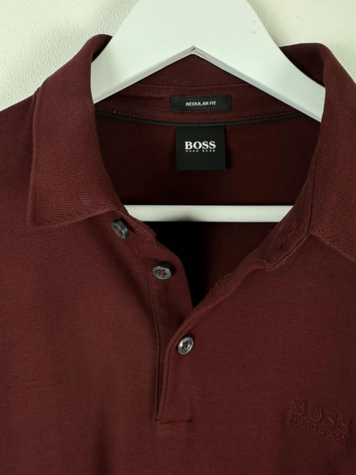 Men’s Hugo Boss Regular Fit Sift Touch long Sleeve Polo Shirt - Medium -1443