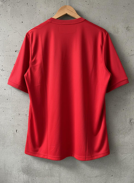 Mens England 2006-08 Away Football Shirt Top In Red - Large - 3492