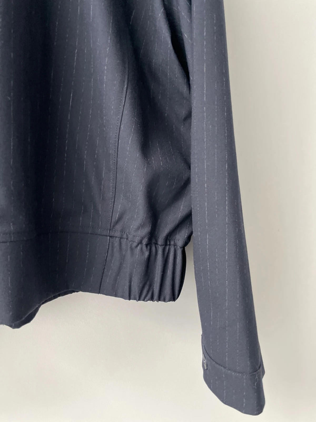 Men’s Asos Design Smart Pinstripe Harrington Jacket - Medium - 1574