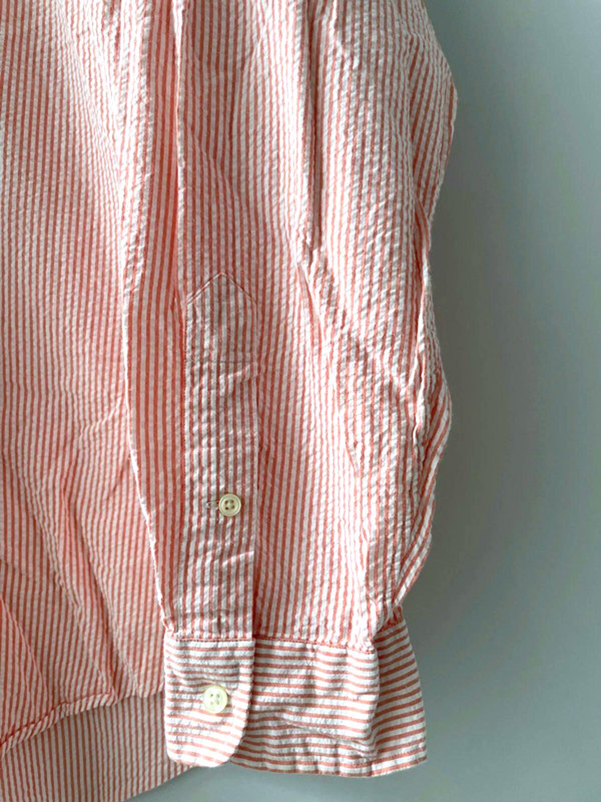 Men’s Ralph Lauren Striped Seersucker Classic Fit Shirt In Pink - XLarge -2755