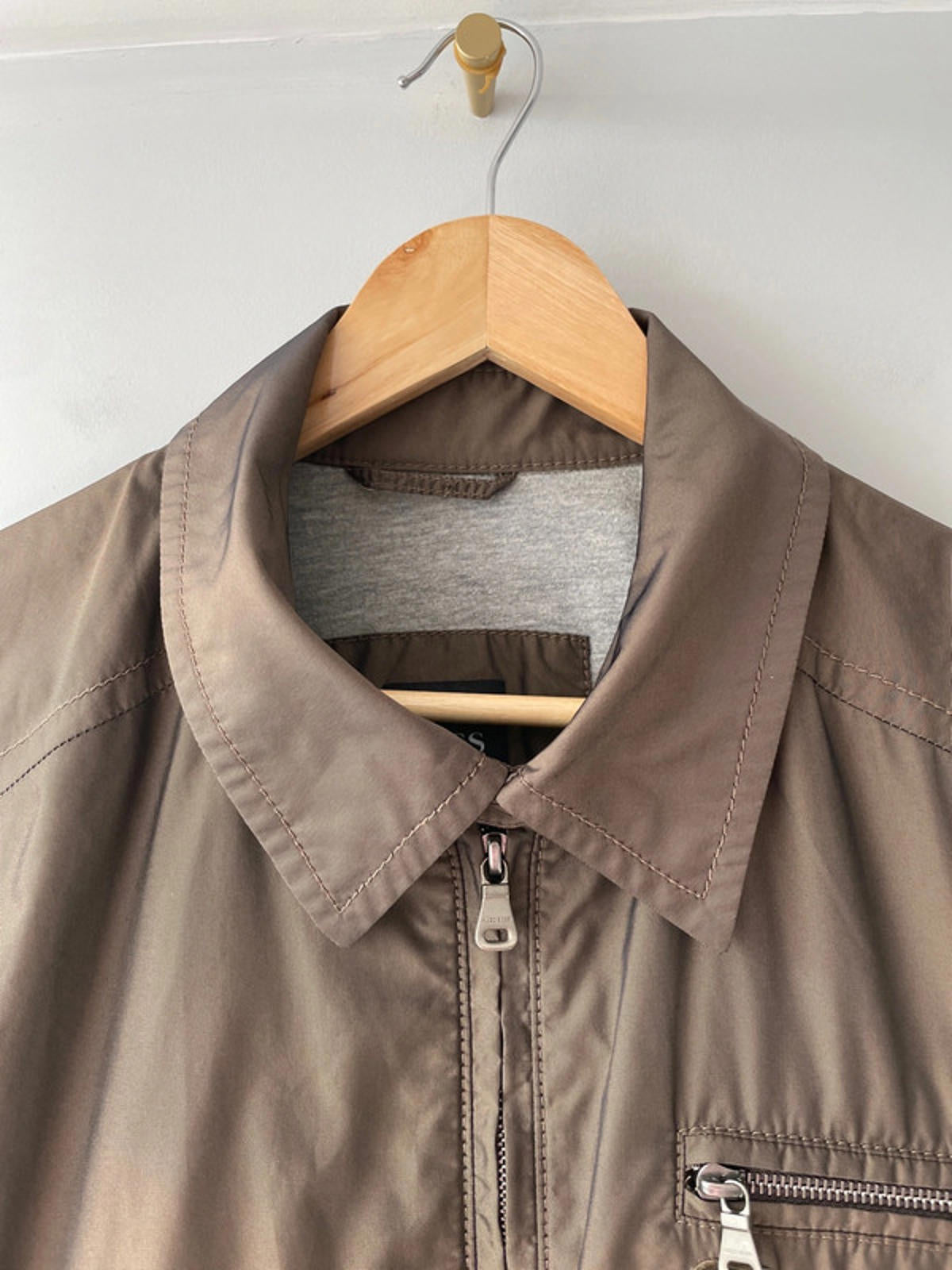 Men’s Hugo Boss Embroidered Logo Harrington Jacket - Medium - 2020