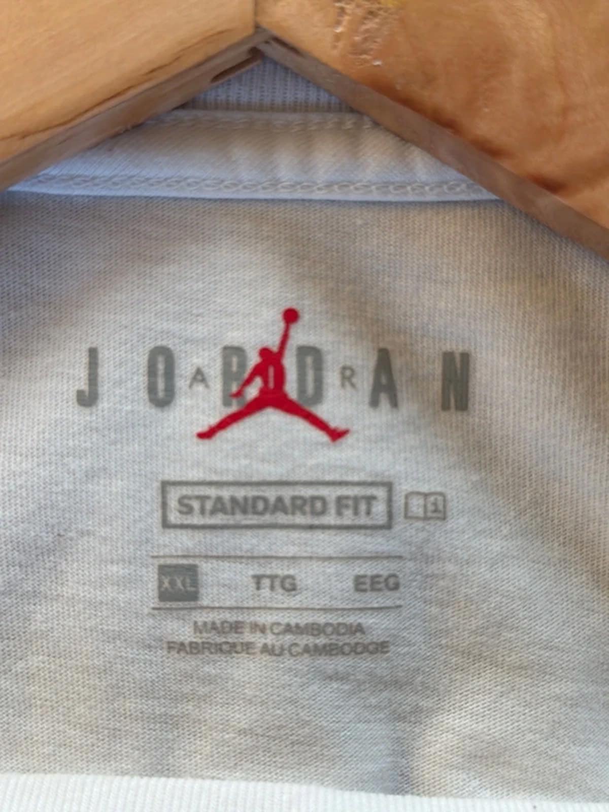 Men’s Jordan Jumpman Print Crew Neck T-shirt In White - XXLarge - 3210