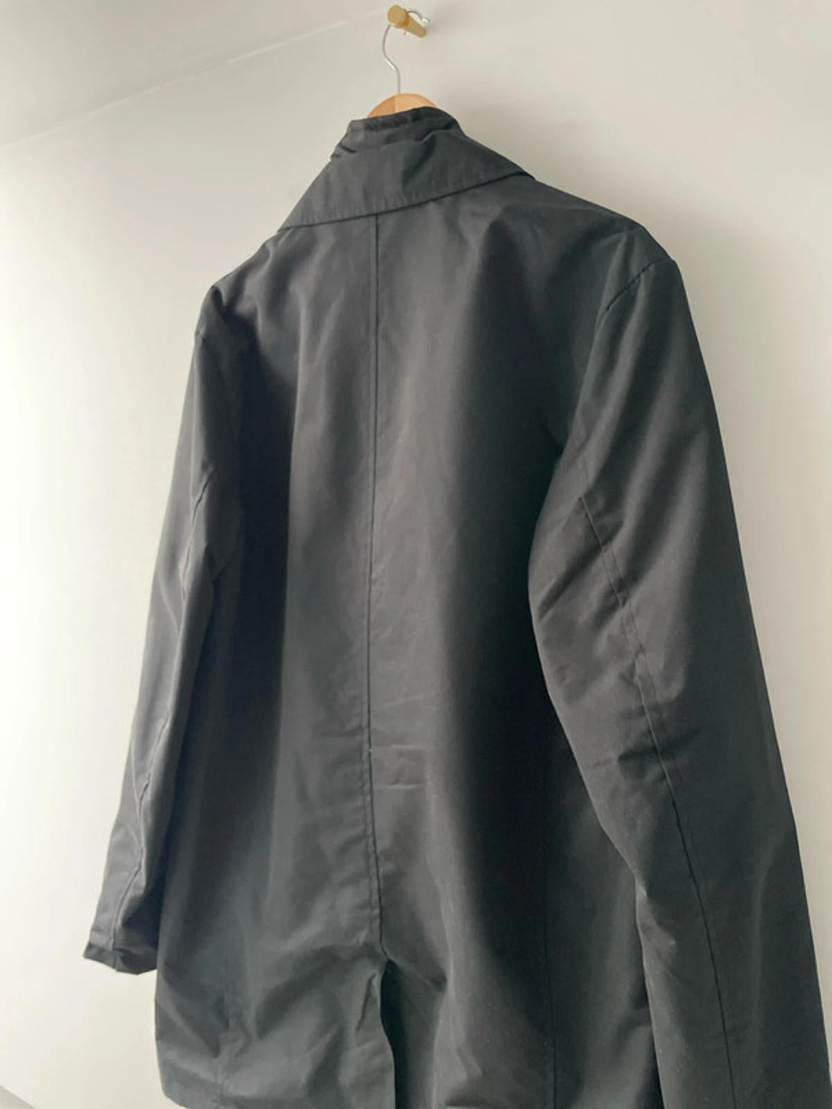 Men’s Brave Soul Trench Jacket Coat In Black - Medium - 2392