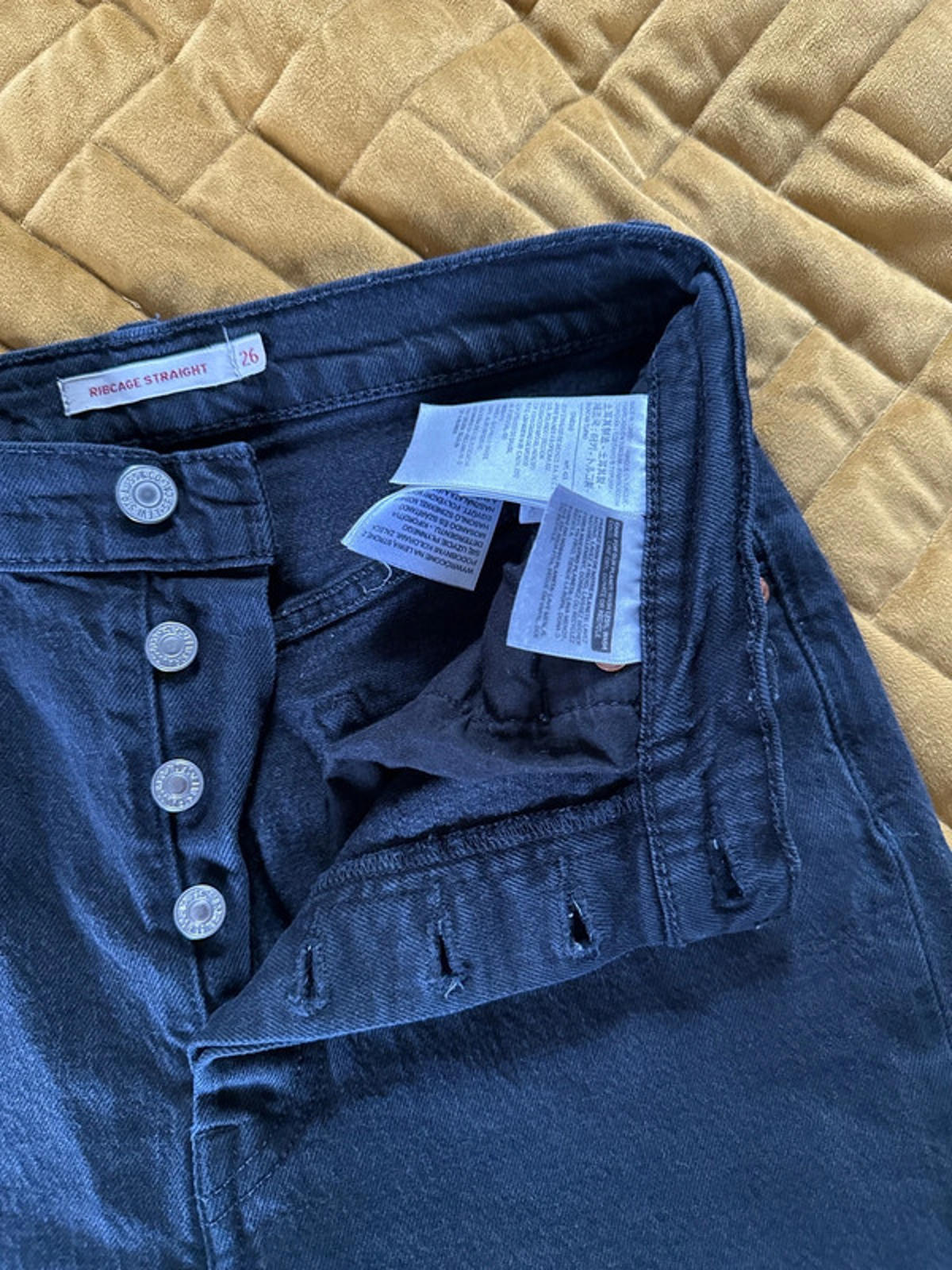 Women’s Levi’s Ribcage straight High Waisted Fit Jeans - W26/L25 - 1959