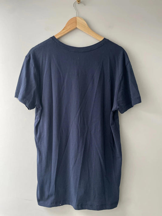Men’s GANT Short Sleeve Crew Neck T-shirt in Navy - Medium - 2834